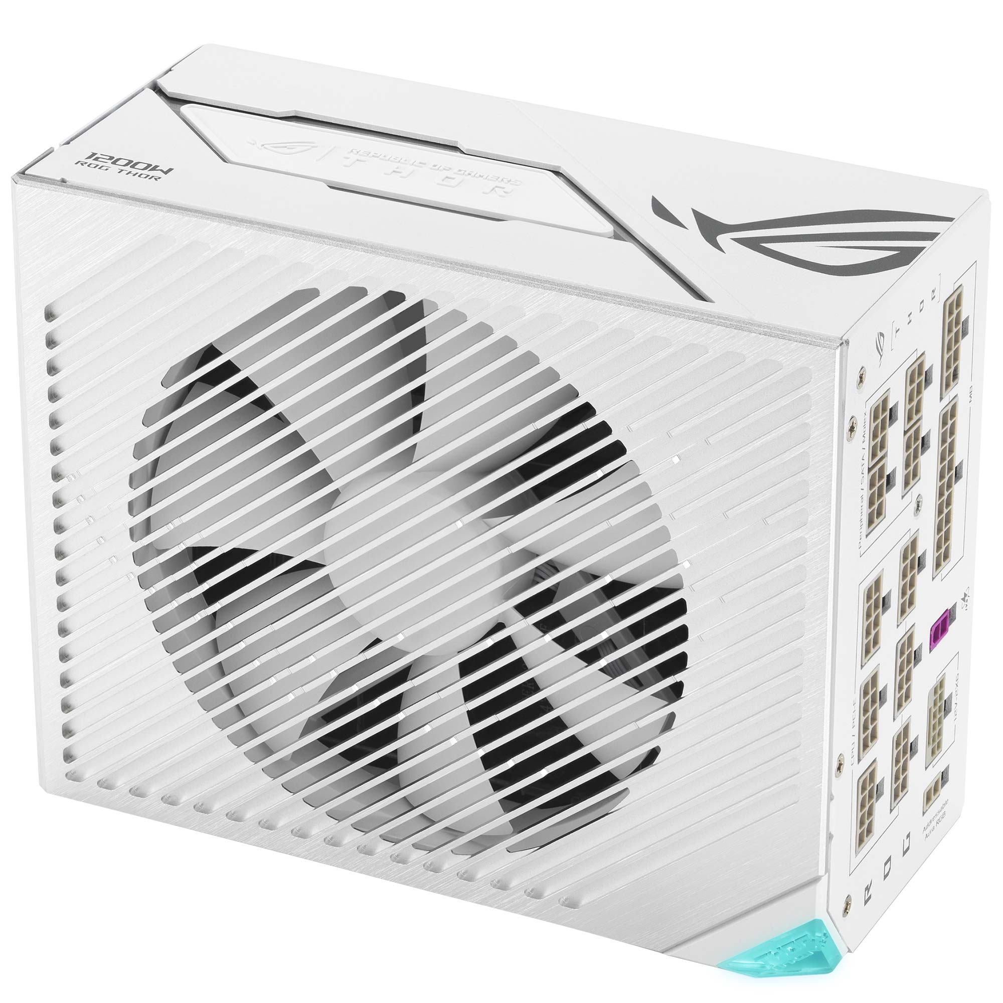 Asus ROG Thor 1200W Platinum III / Aura Sync / OLED - 1.200 Watt - Bianco - immagine 5