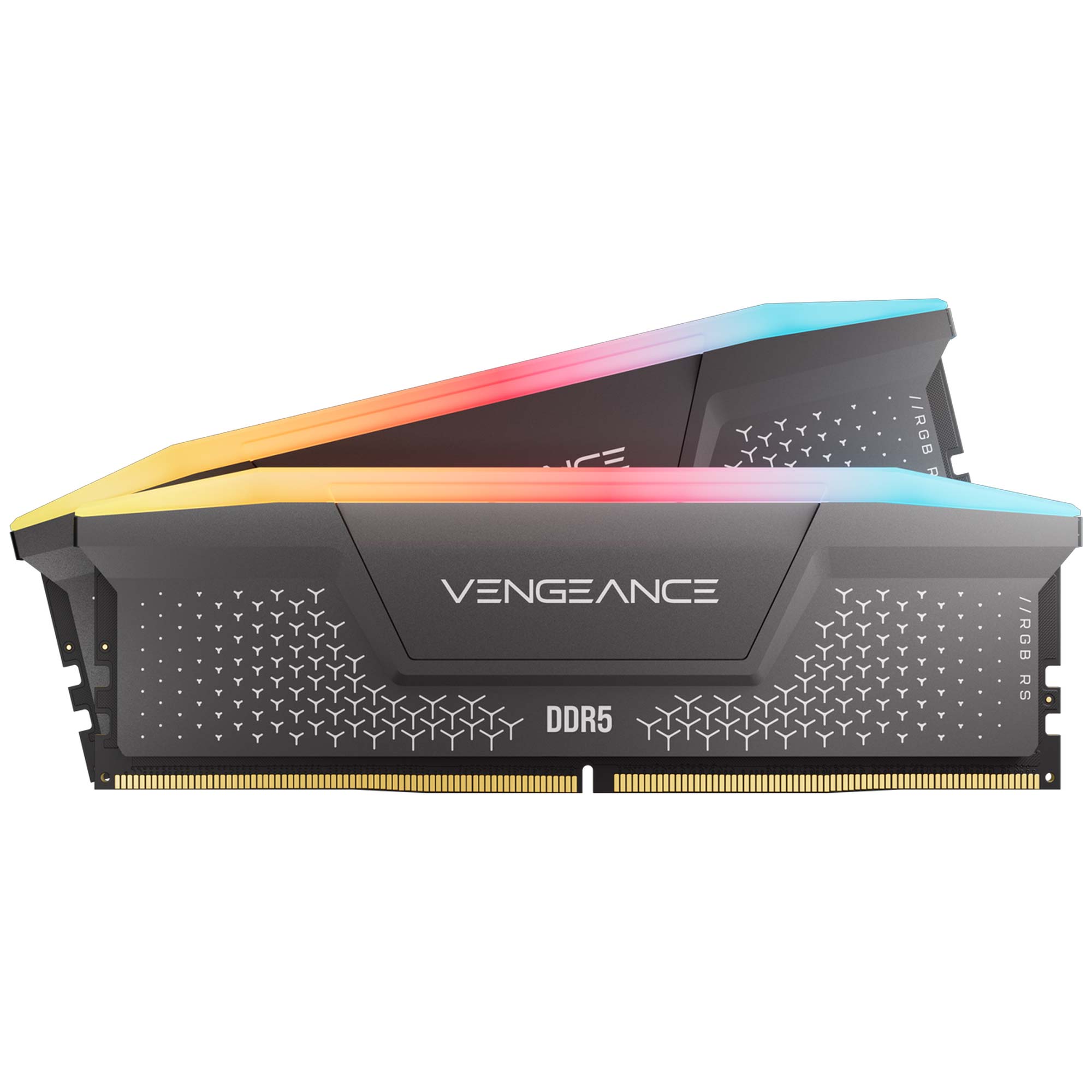 Corsair Vengeance DDR5 RGB RS 6000MHz C40, Grigio - 64GB (2x32GB) - immagine 2