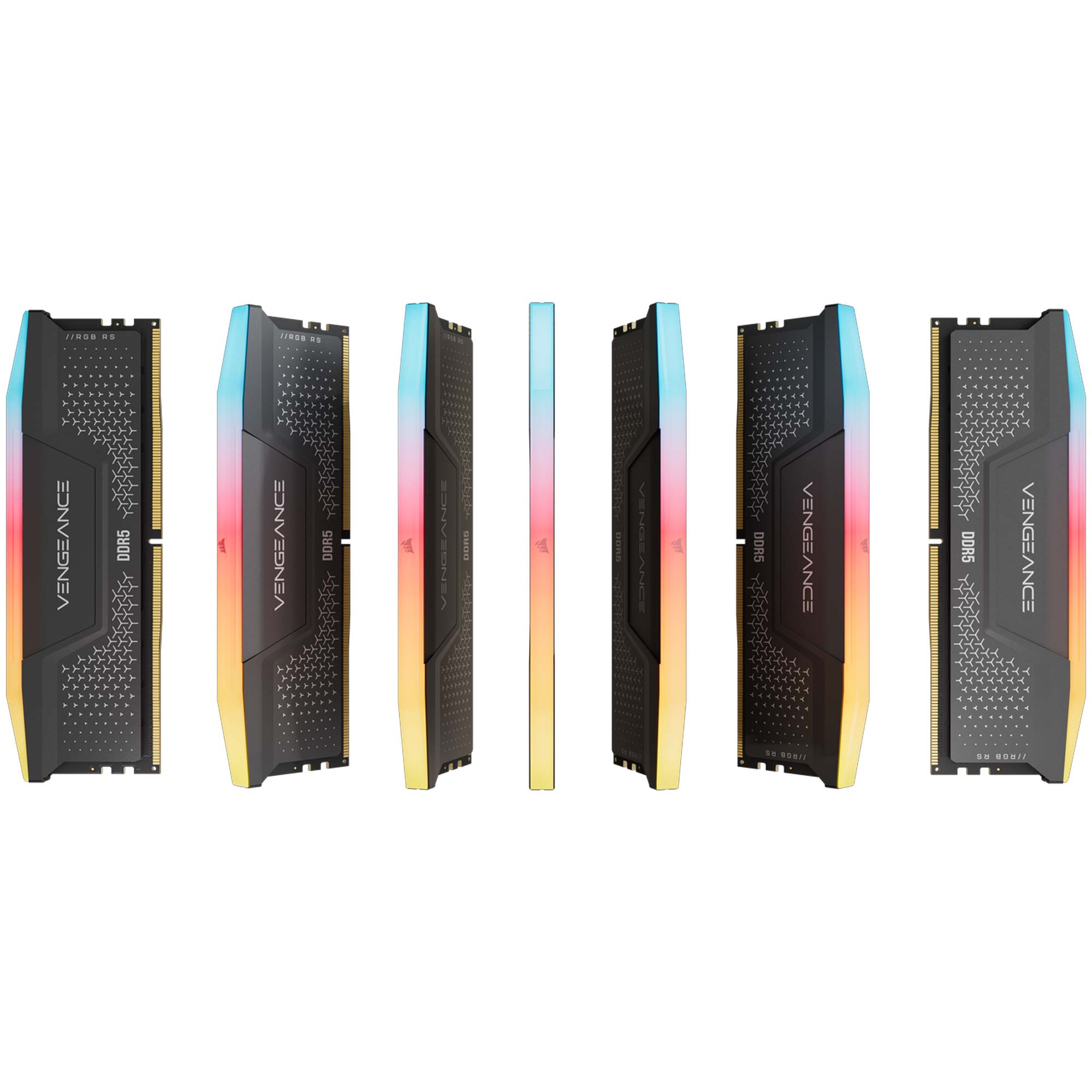 Corsair Vengeance DDR5 RGB RS 6000MHz C40, Grigio - 64GB (2x32GB) - immagine 5
