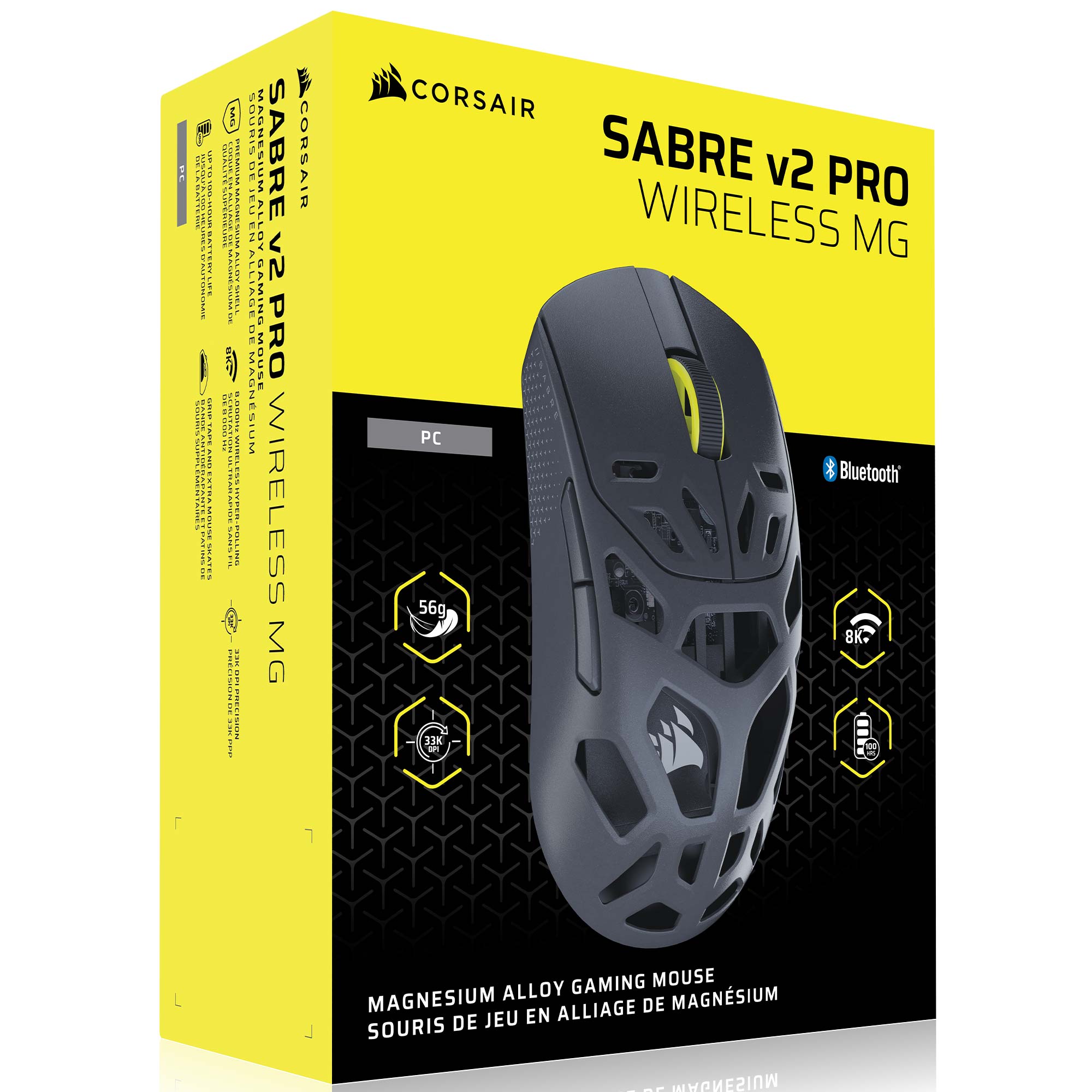 Corsair SABRE V2 PRO MG WIRELESS IN LEGA DI MAGNESIO - Nero - immagine 7