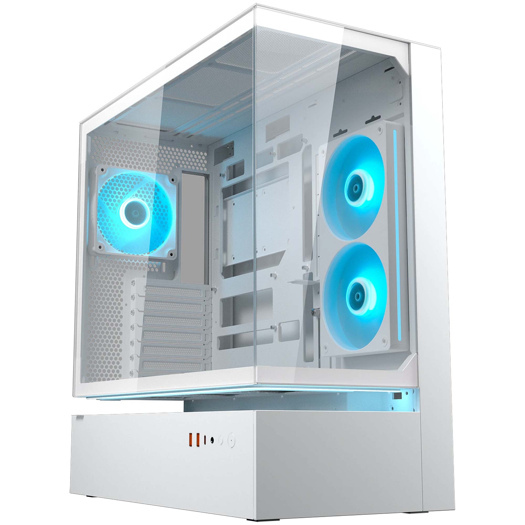 Cougar CFV235, Mid-Tower, Vetro Temperato - Bianco