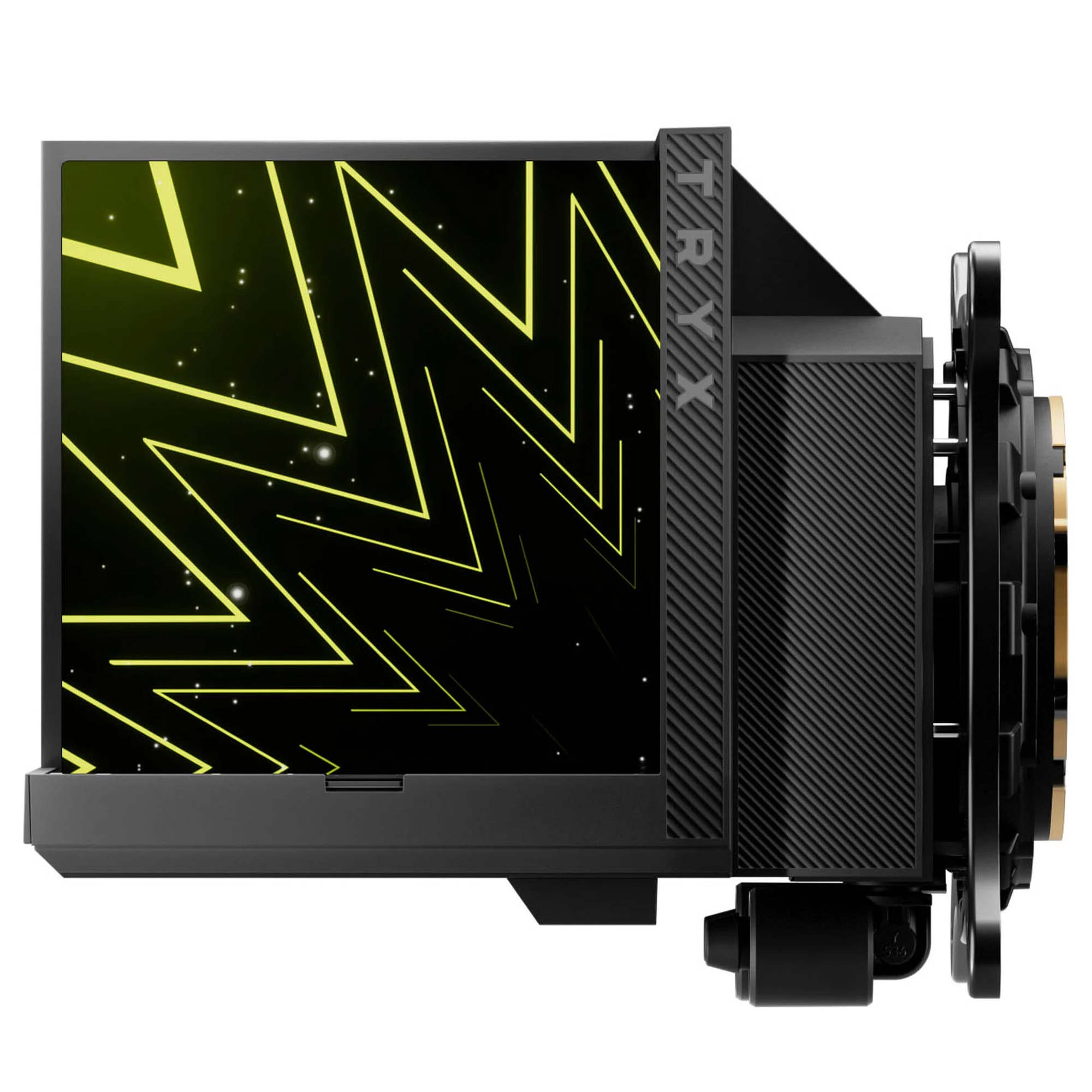 TRYX STAGE ARGB 360 Sistema AIO, Dual-Display IPS - 360 mm, Nero - immagine 3