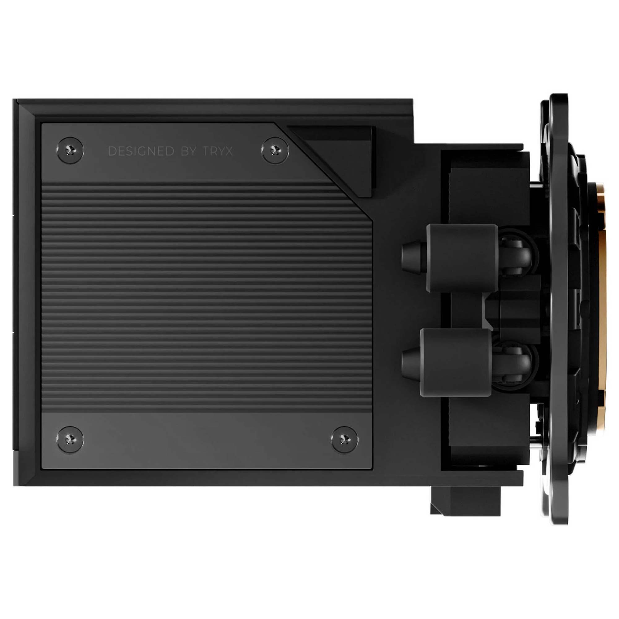 TRYX STAGE ARGB 360 Sistema AIO, Dual-Display IPS - 360 mm, Nero - immagine 4