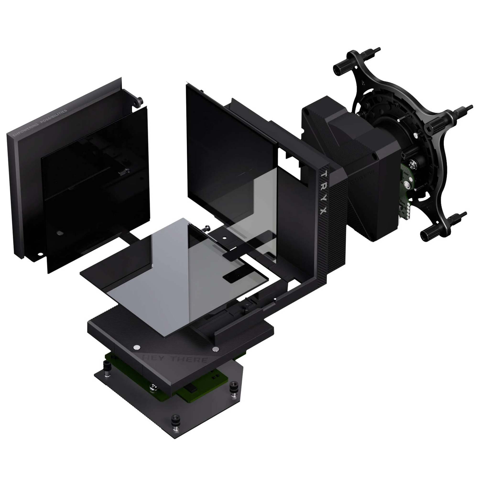 TRYX STAGE ARGB 360 Sistema AIO, Dual-Display IPS - 360 mm, Nero - immagine 7