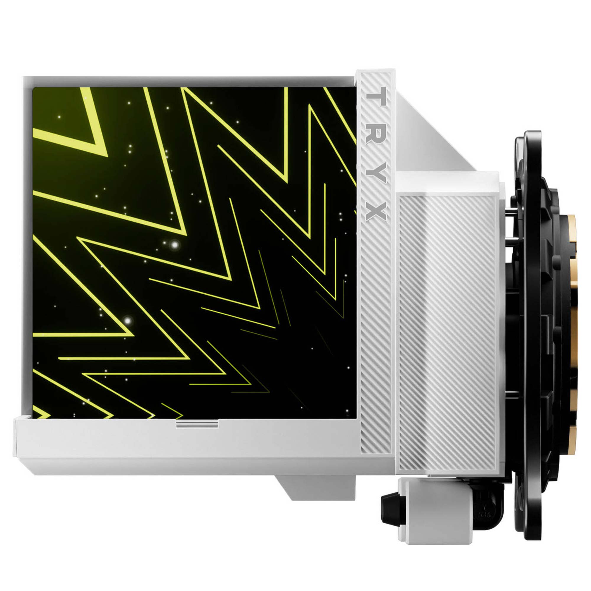 TRYX STAGE ARGB 360 Sistema AIO, Dual-Display IPS - 360 mm, Bianco - immagine 3
