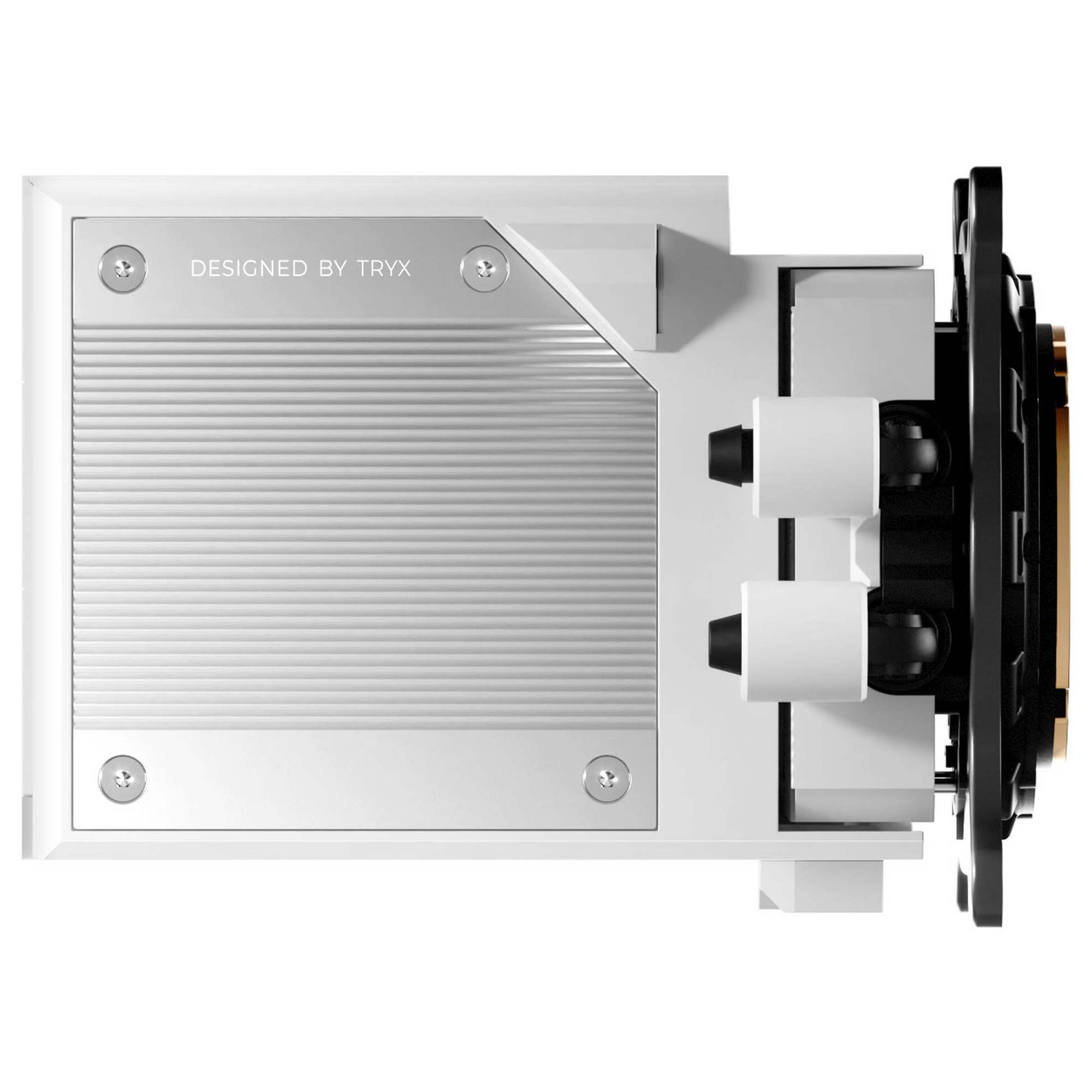 TRYX STAGE ARGB 360 Sistema AIO, Dual-Display IPS - 360 mm, Bianco - immagine 4