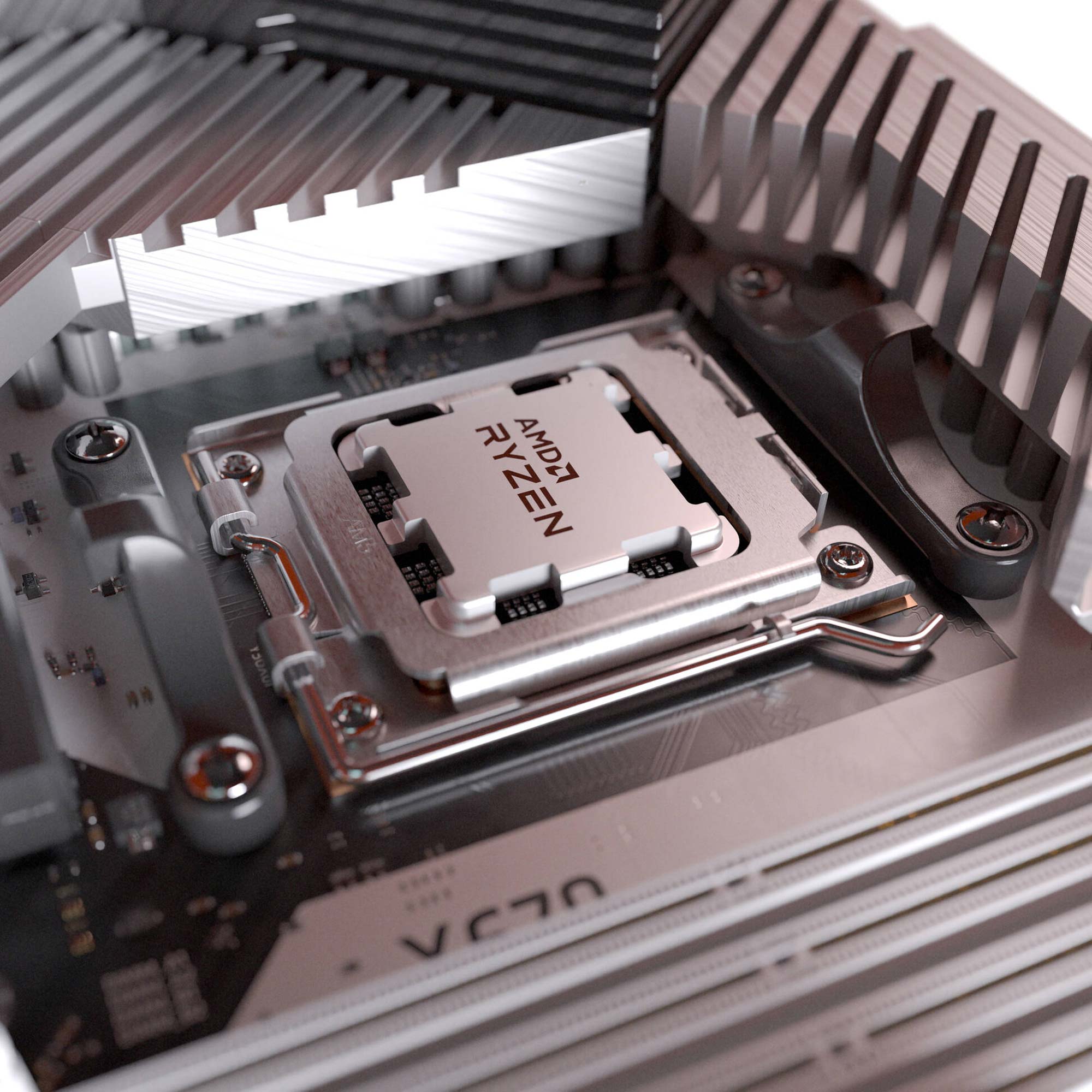 AMD Ryzen 7 9850X3D CPU, 5.6 GHz, AM5 (Granite Ridge) - Boxato, senza Cooler - immagine 5