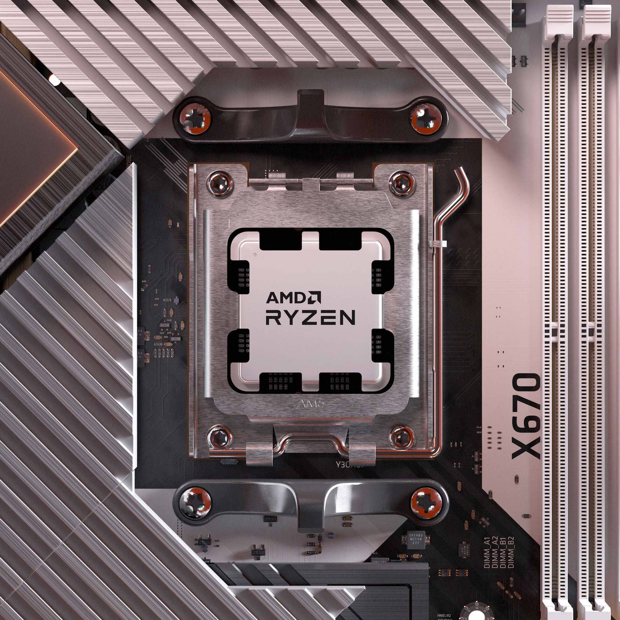 AMD Ryzen 7 9850X3D CPU, 5.6 GHz, AM5 (Granite Ridge) - Boxato, senza Cooler - immagine 6
