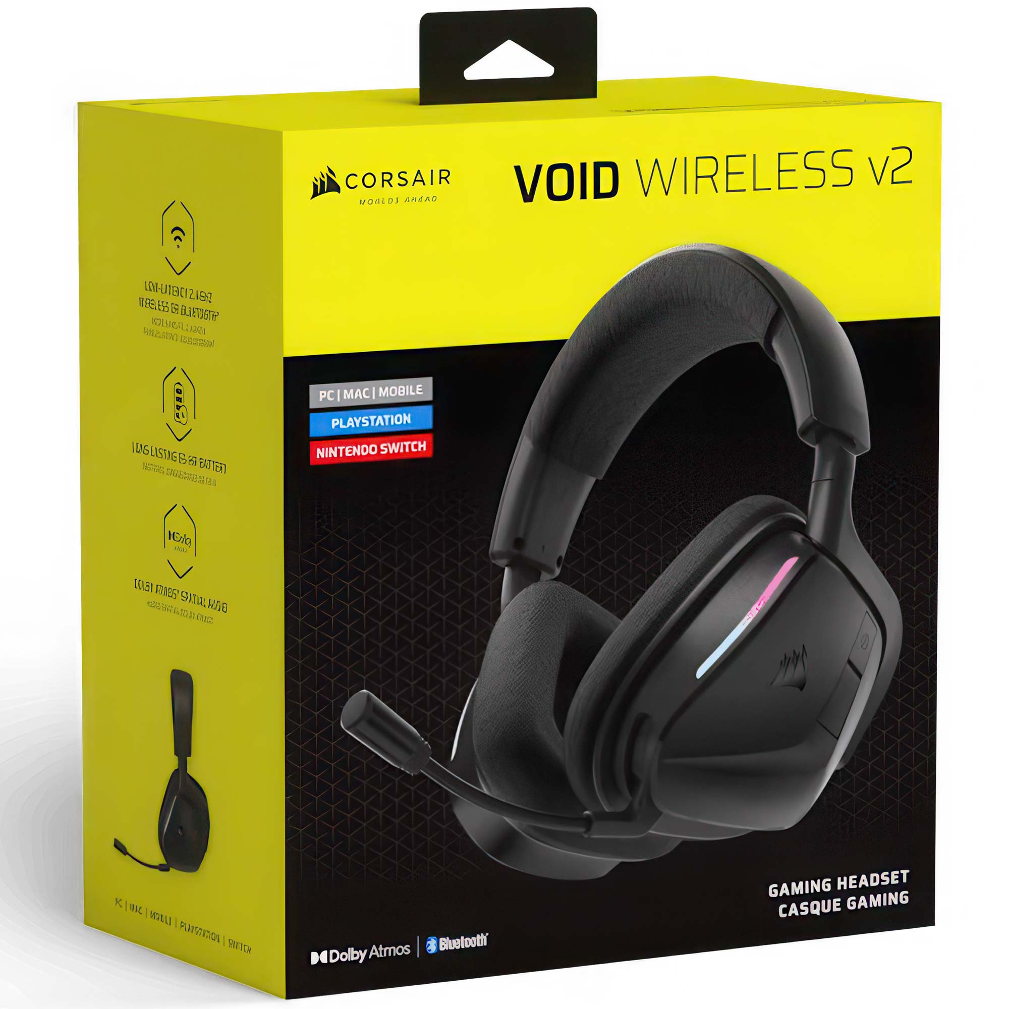 Corsair VOID Wireless V2 Gaming Headset - Carbonio - immagine 7