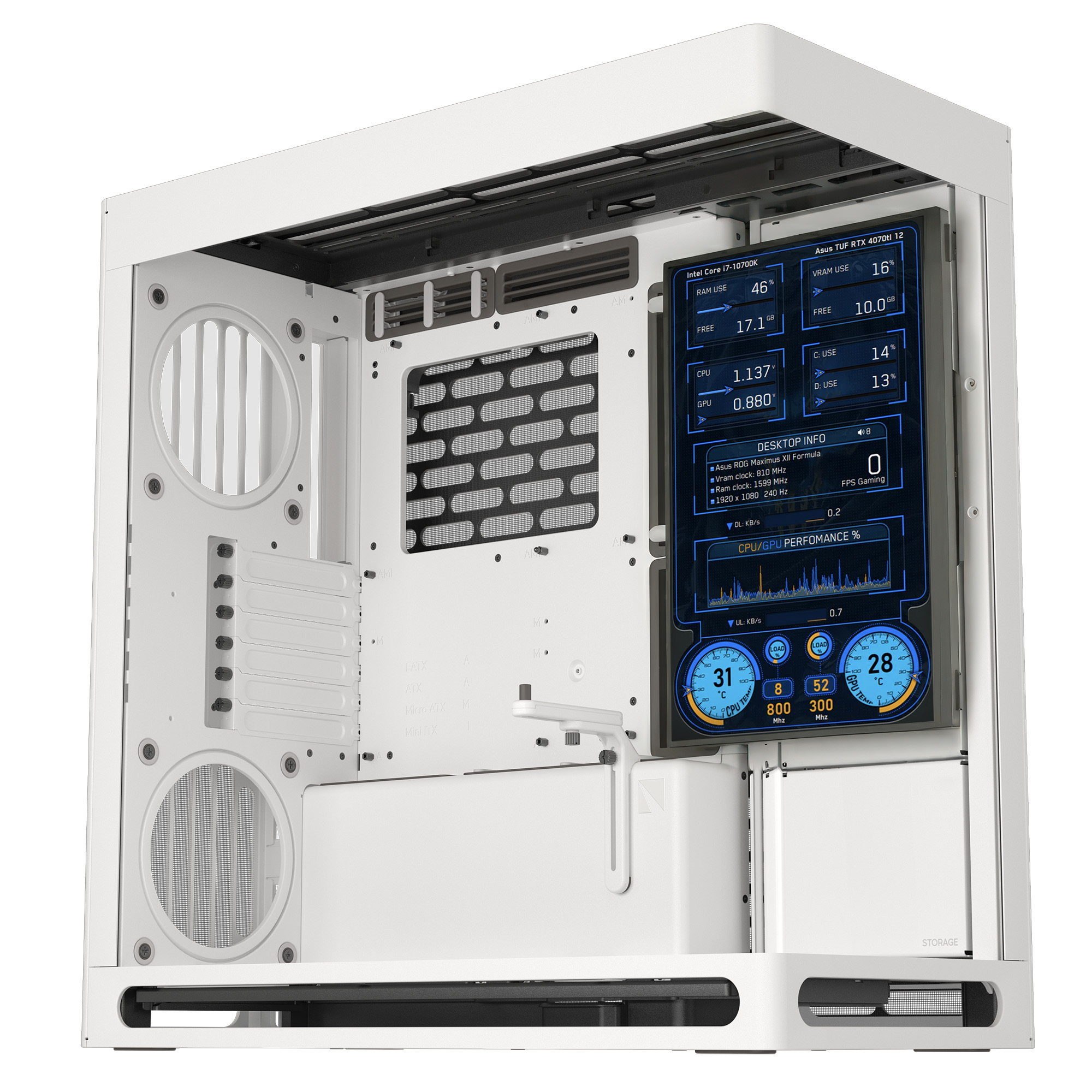 HAVN HS 420 + 14 Pollici Monitor Bundle - Bianco - immagine 3