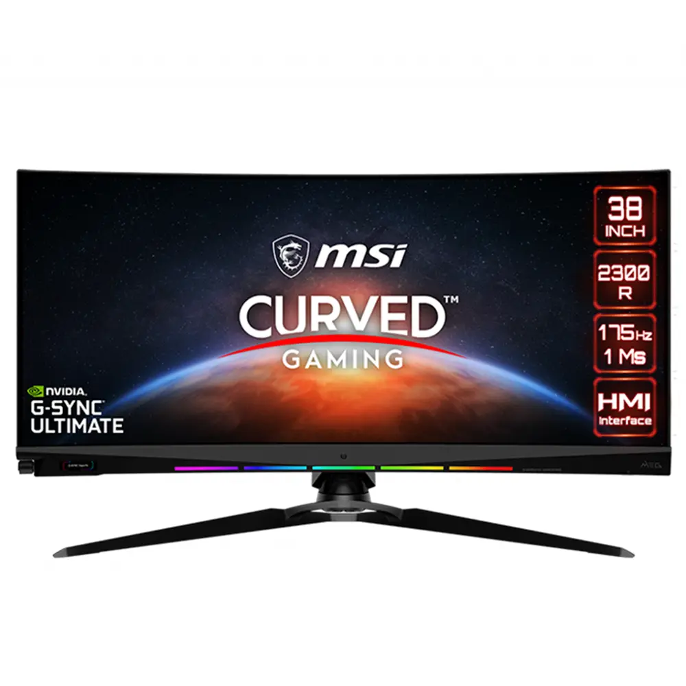 MSI Optix MEG381CQR Plus 37.5" curved R2300, WQHD 3840x1600 180Hz 1ms - HDMI/DP - immagine 2