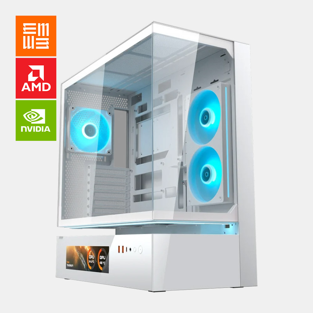 PROJECT ELEVEN // POLAR DOMINION — PC GAMING RYZEN 7 9850X3D + RTX 5080 16GB