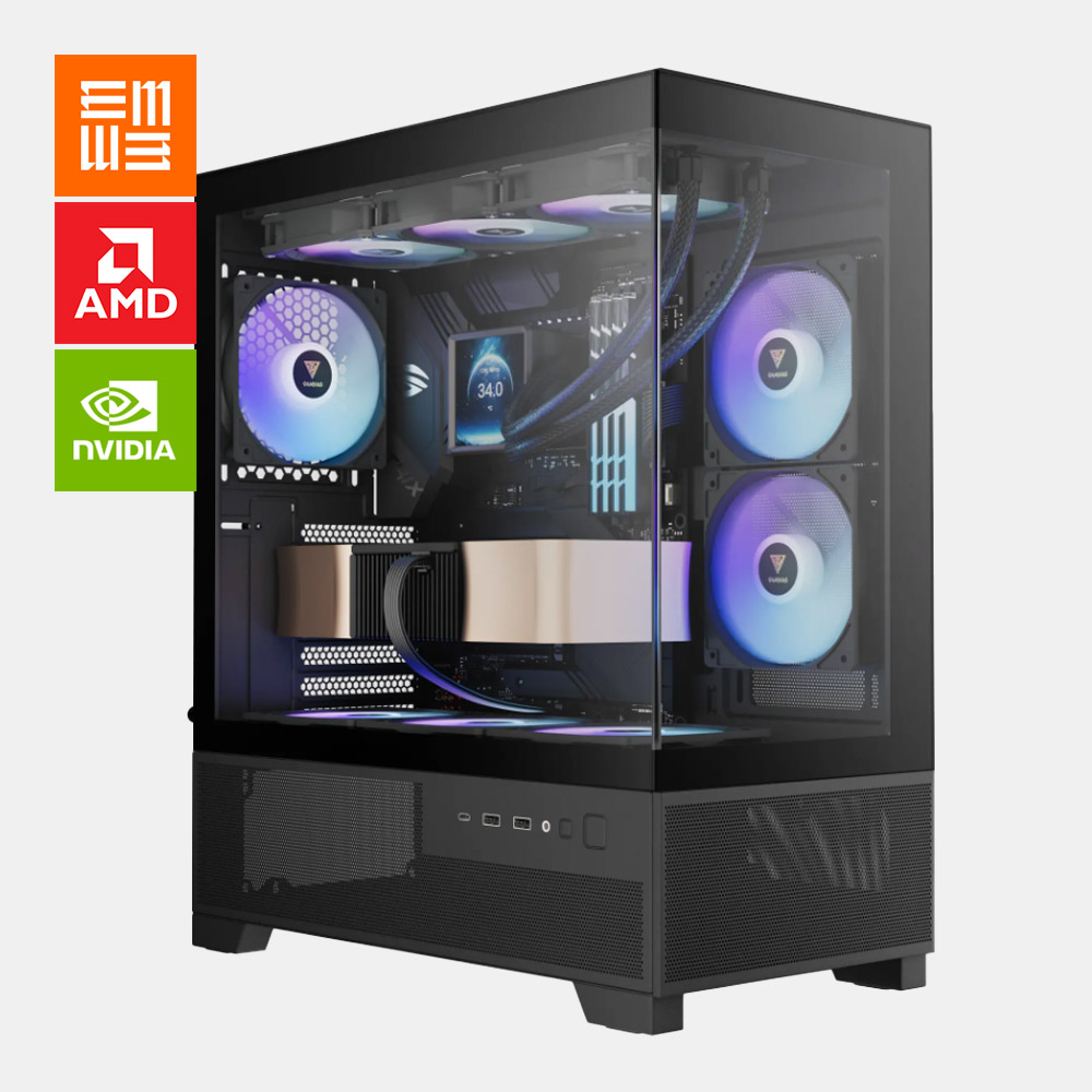 PROJECT ELEVEN // NEON – PC GAMING RYZEN 7 9850X3D + RTX 5070 12GB | ELEVEN PC GAMING