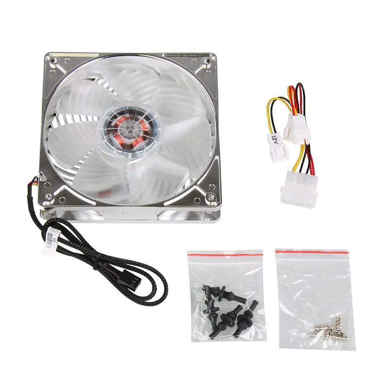 Silverstone 120mm LED Fan AP121-WH Air Penetrator - Bianco - immagine 4