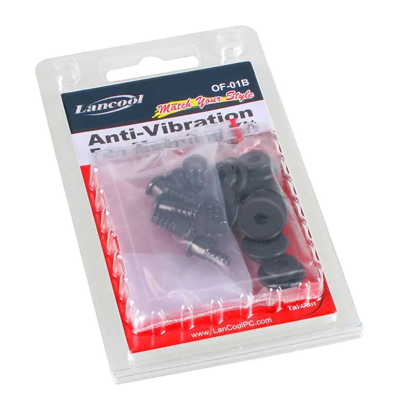 Lian Li OF-01B Kit Disaccoppiamento Ventole - Nero - immagine 2
