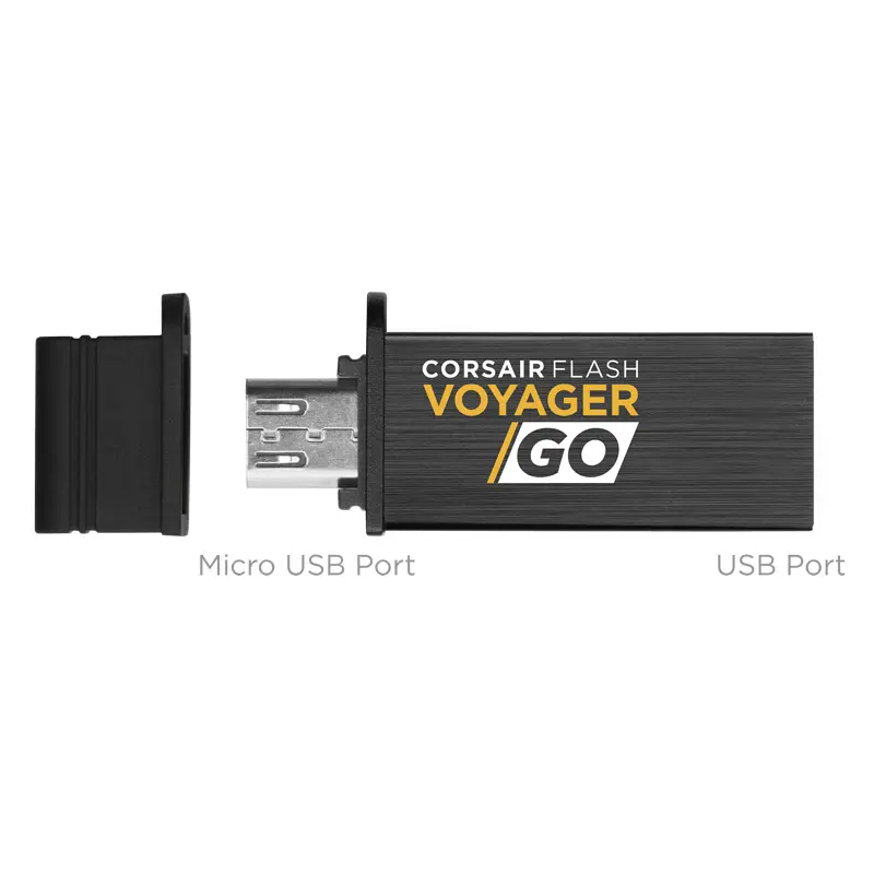 Corsair Flash Voyager GO USB3.0 micro USB OTG - 128Gb - immagine 3