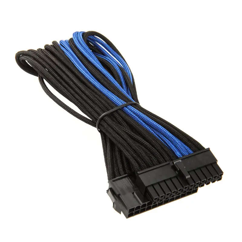 Silverstone Prolunga 24-Pin ATX 30cm - Blu/Nero - immagine 2