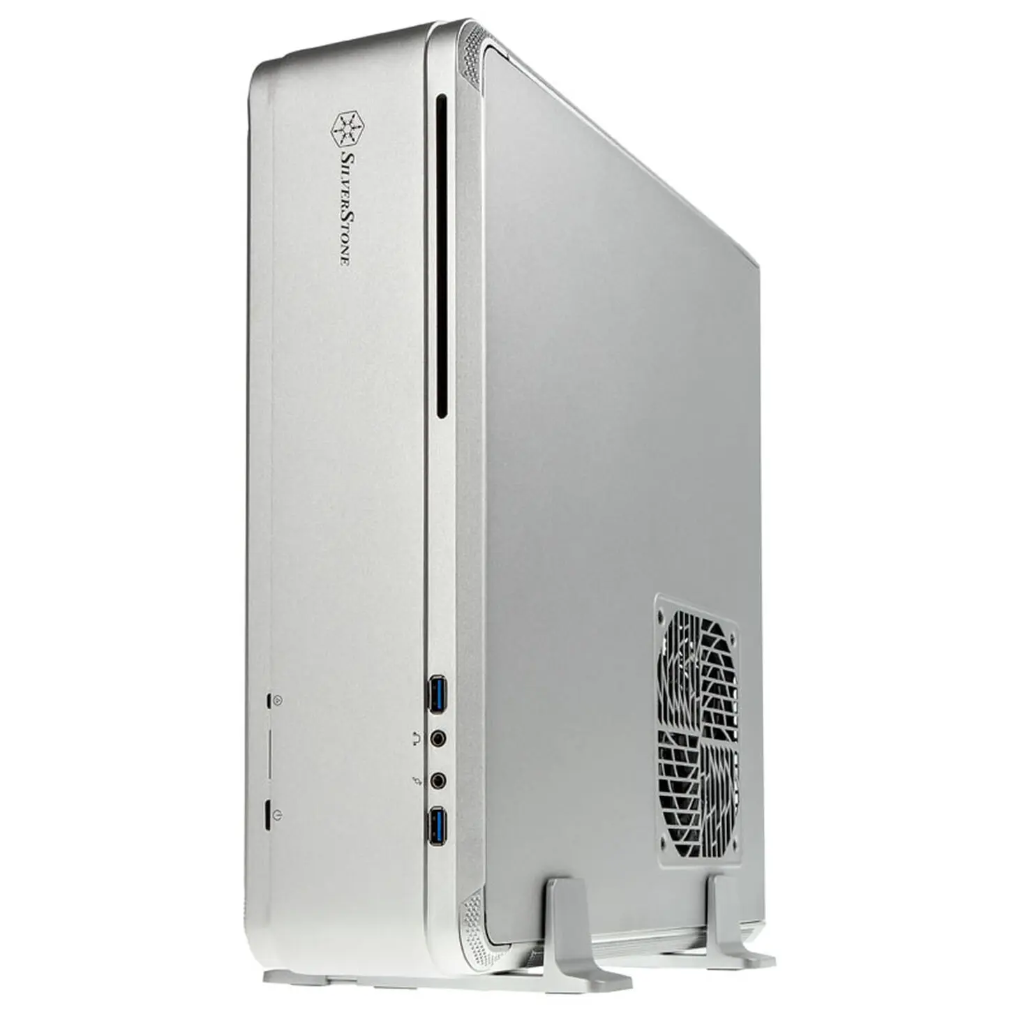 Silverstone SST-FTZ01S Fortress FTZ01 Case Mini ITX - Argento - immagine 3