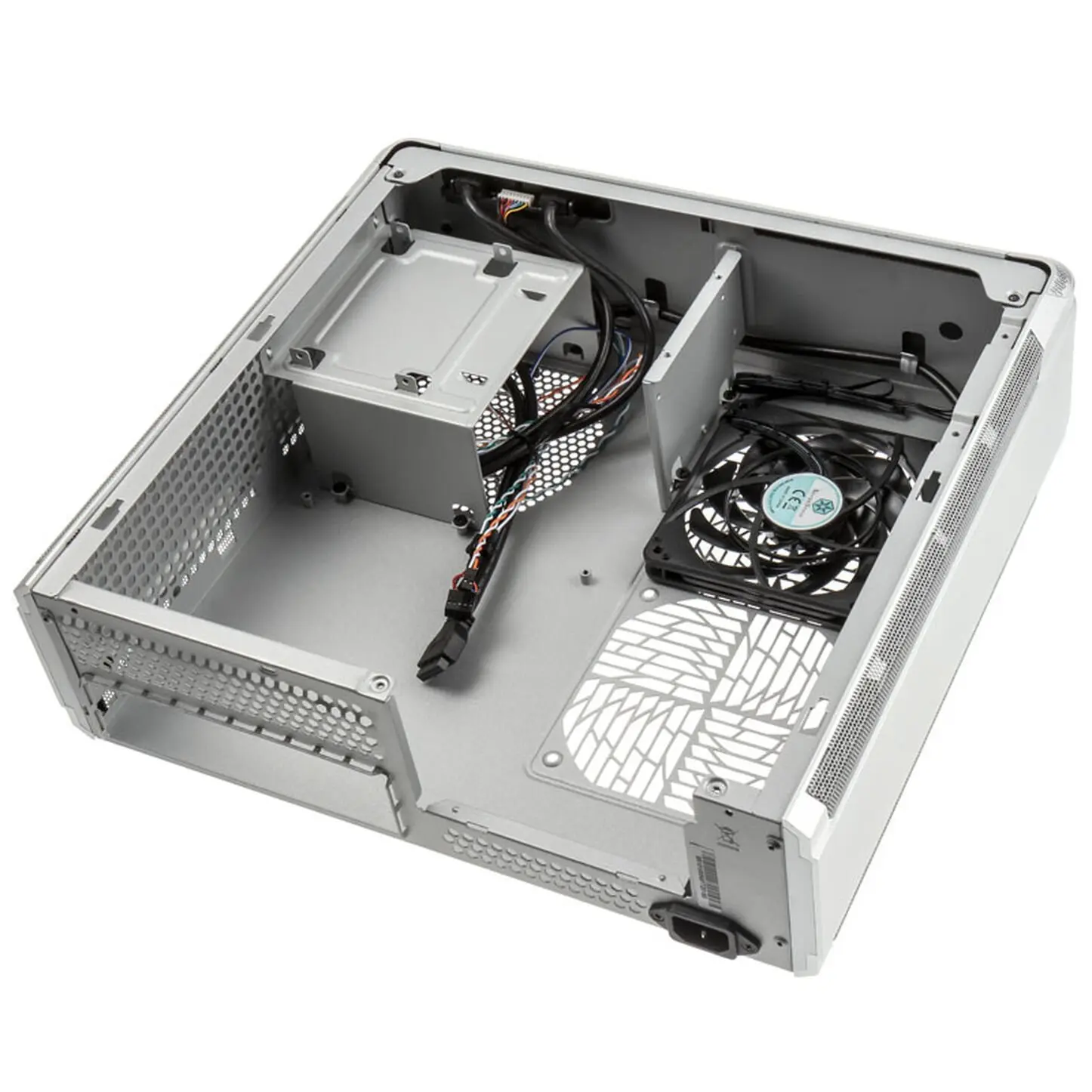 Silverstone SST-FTZ01S Fortress FTZ01 Case Mini ITX - Argento - immagine 4