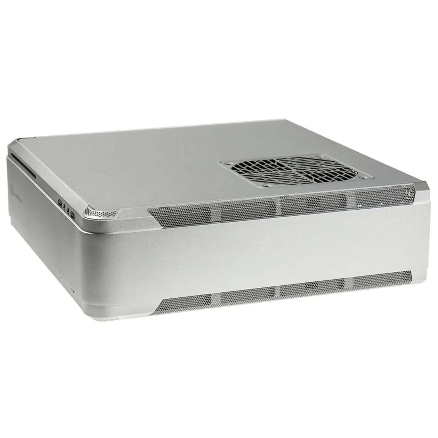 Silverstone SST-FTZ01S Fortress FTZ01 Case Mini ITX - Argento - immagine 5