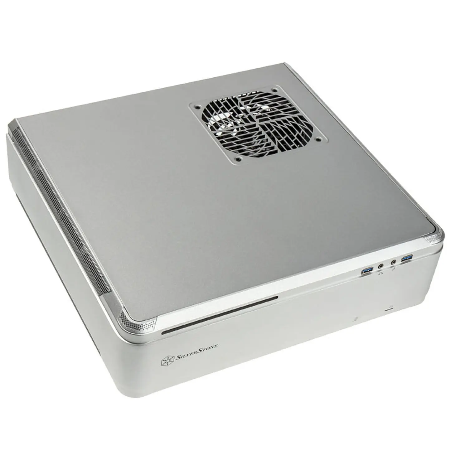 Silverstone SST-FTZ01S Fortress FTZ01 Case Mini ITX - Argento - immagine 6