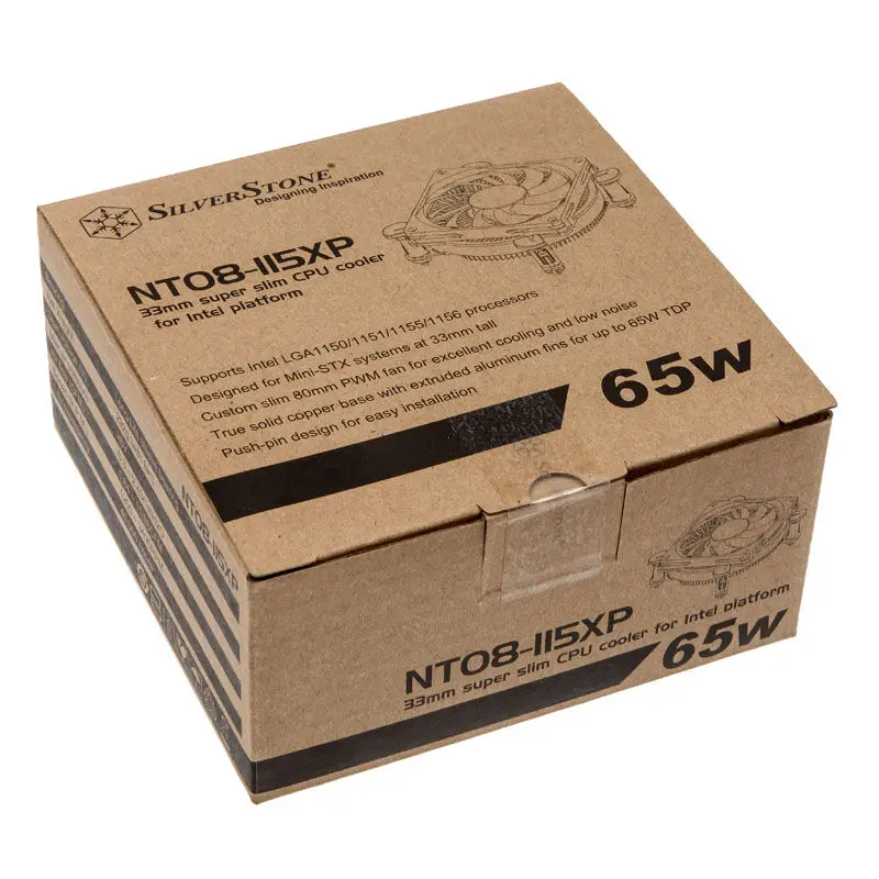Silverstone SST-NT08-115XP Low profile CPU Cooler - 80 mm - immagine 5