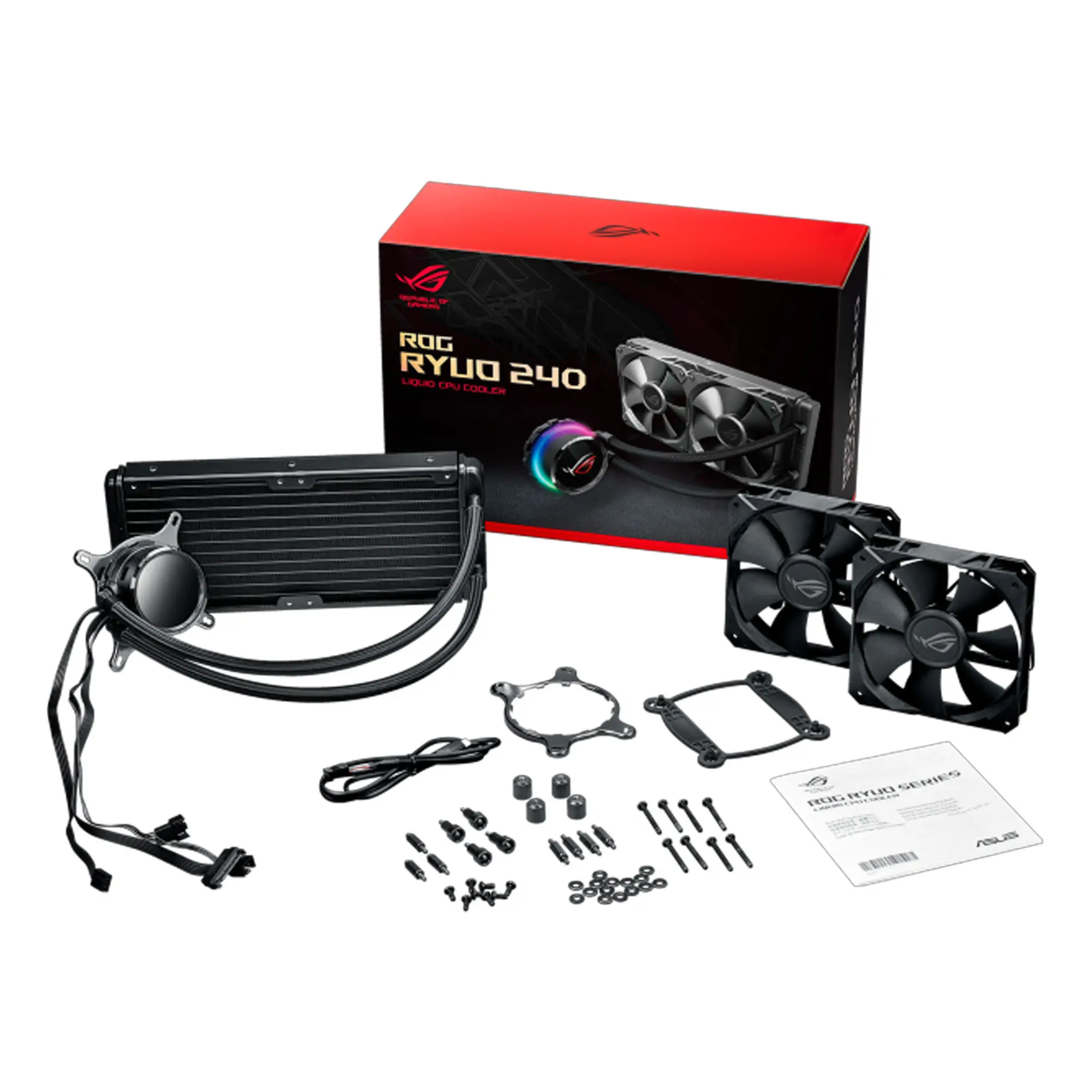 Asus ROG Ryuo 240 RGB AIO Liquid CPU Cooler - 240mm - immagine 5