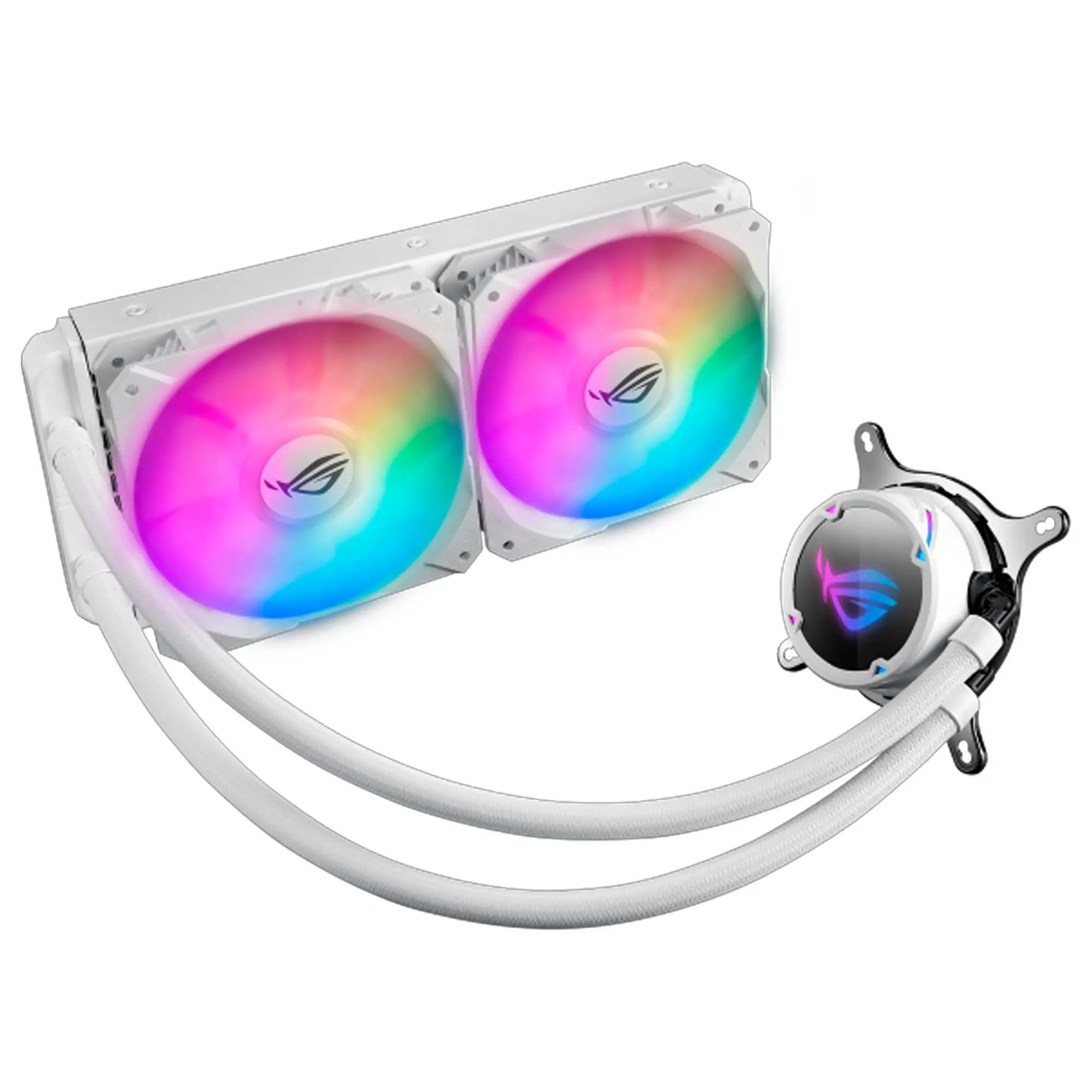 Asus ROG Strix LC 240 RGB White Edition AIO Liquid CPU Cooler - 240mm