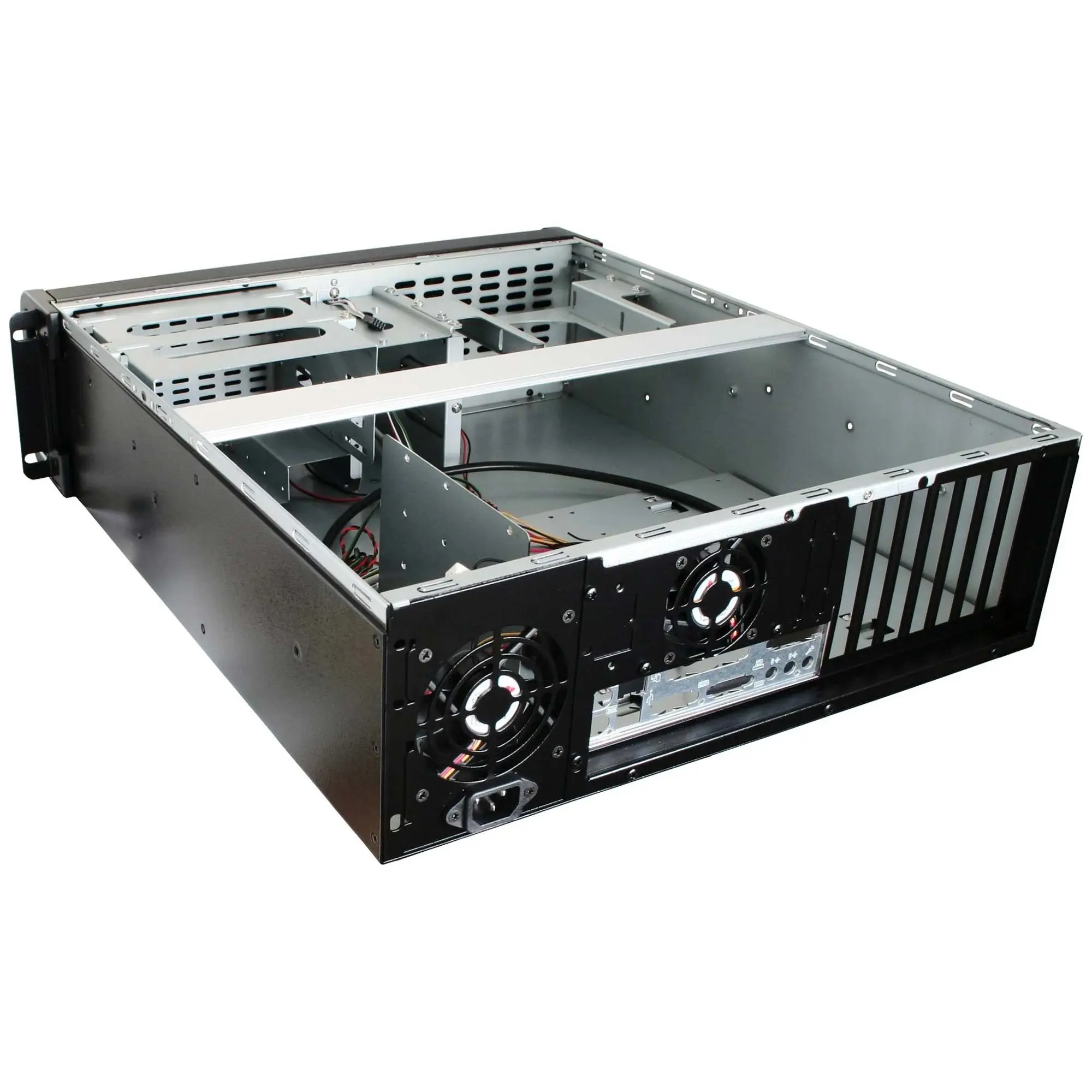 Fantec TCG-3830KX07A-1 Rack Case 3U - Nero - immagine 2