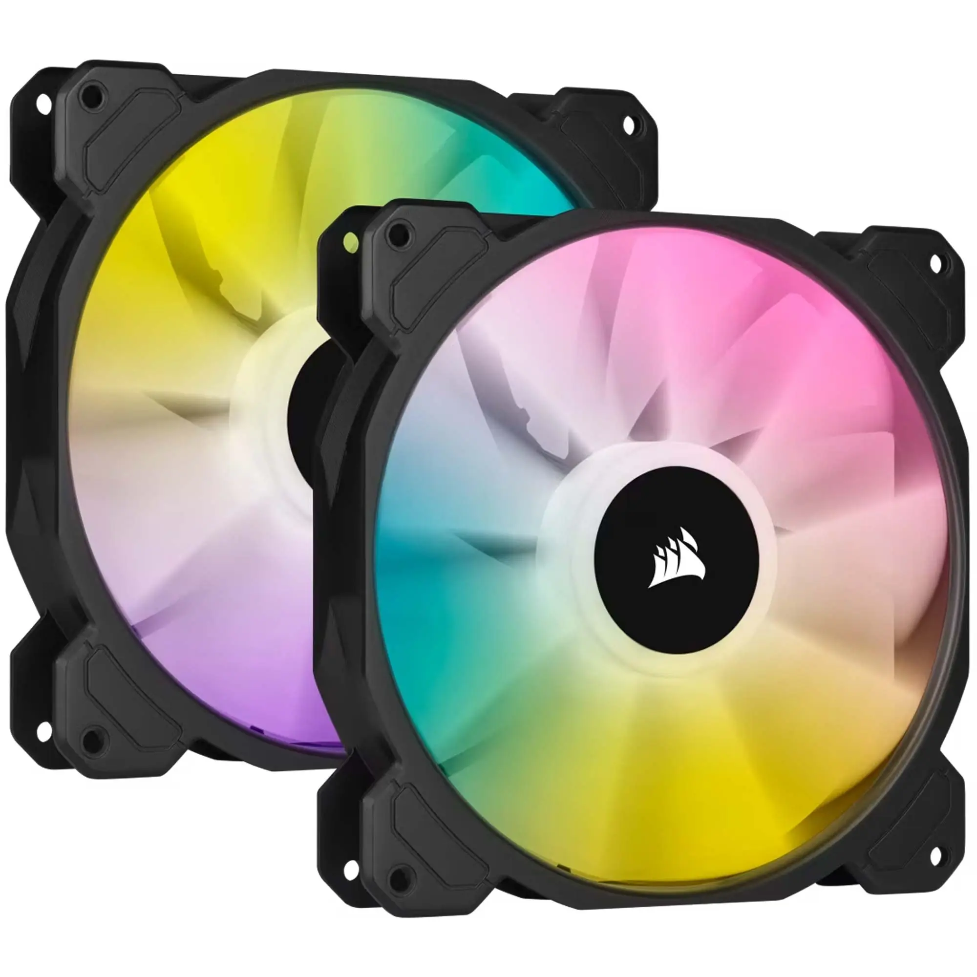 Corsair iCUE SP140 RGB ELITE Performance 140mm PWM Fan, Dual Pack - 140 mm