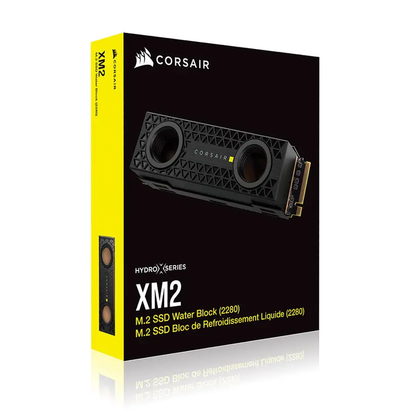 Corsair Force MP600 PRO XT Hydro X Edition SSD Heatsink, Cooler M.2 - Nero - immagine 3