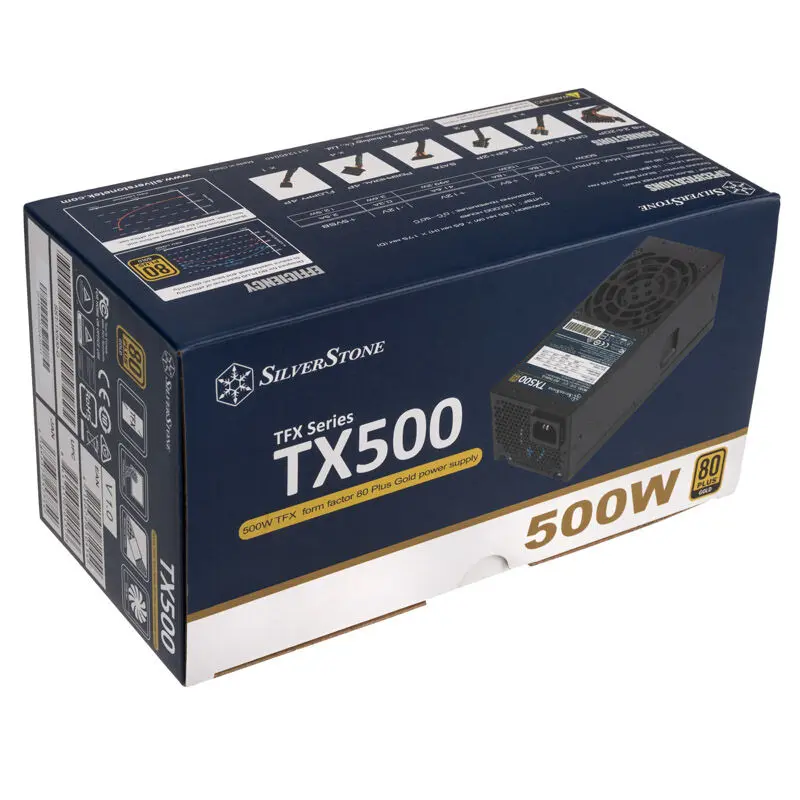 SilverStone Alimentatore TFX SST-TX500-G, 80 PLUS Gold - 500 Watt - immagine 5