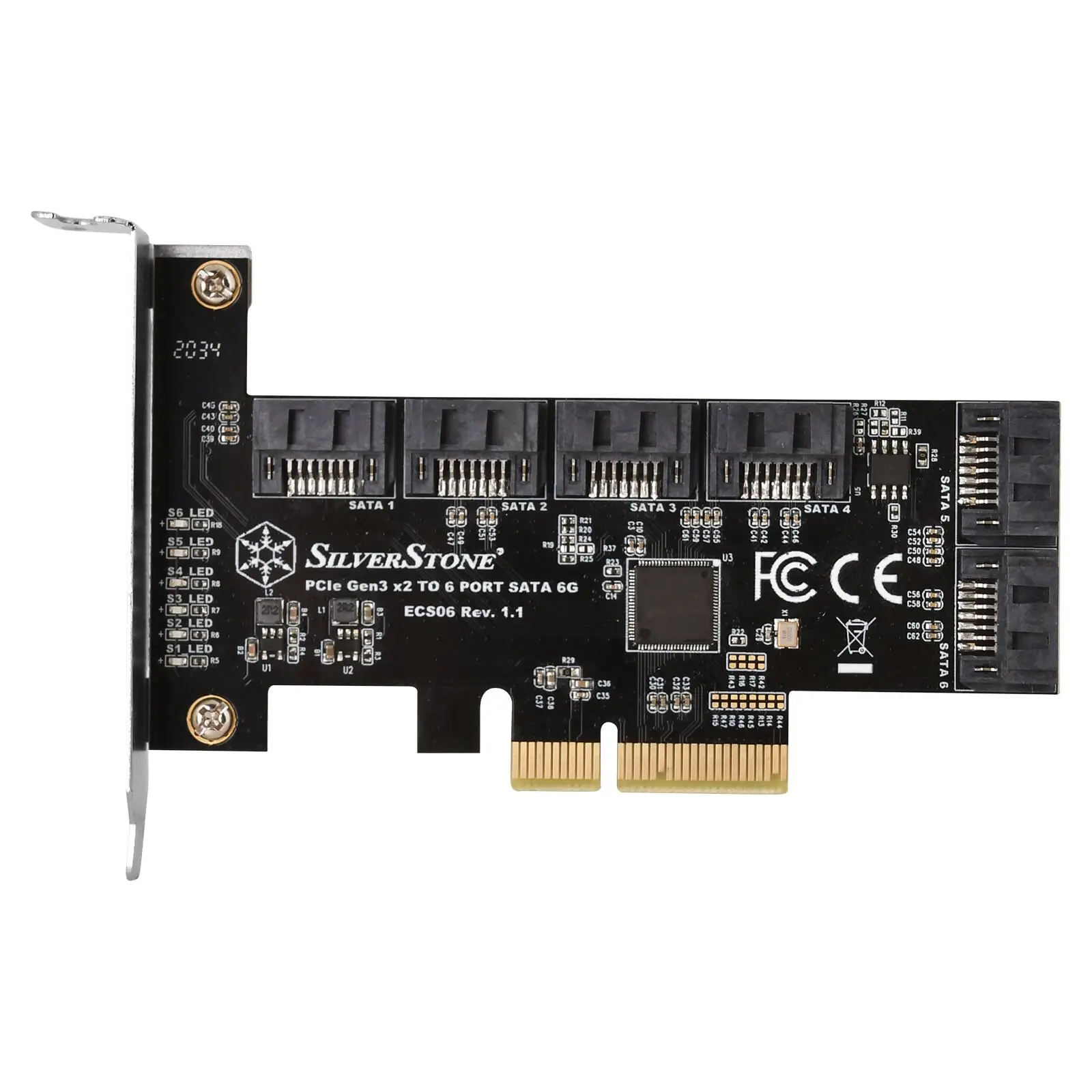Scheda Silverstone SST-ECS06 PCIe - immagine 2