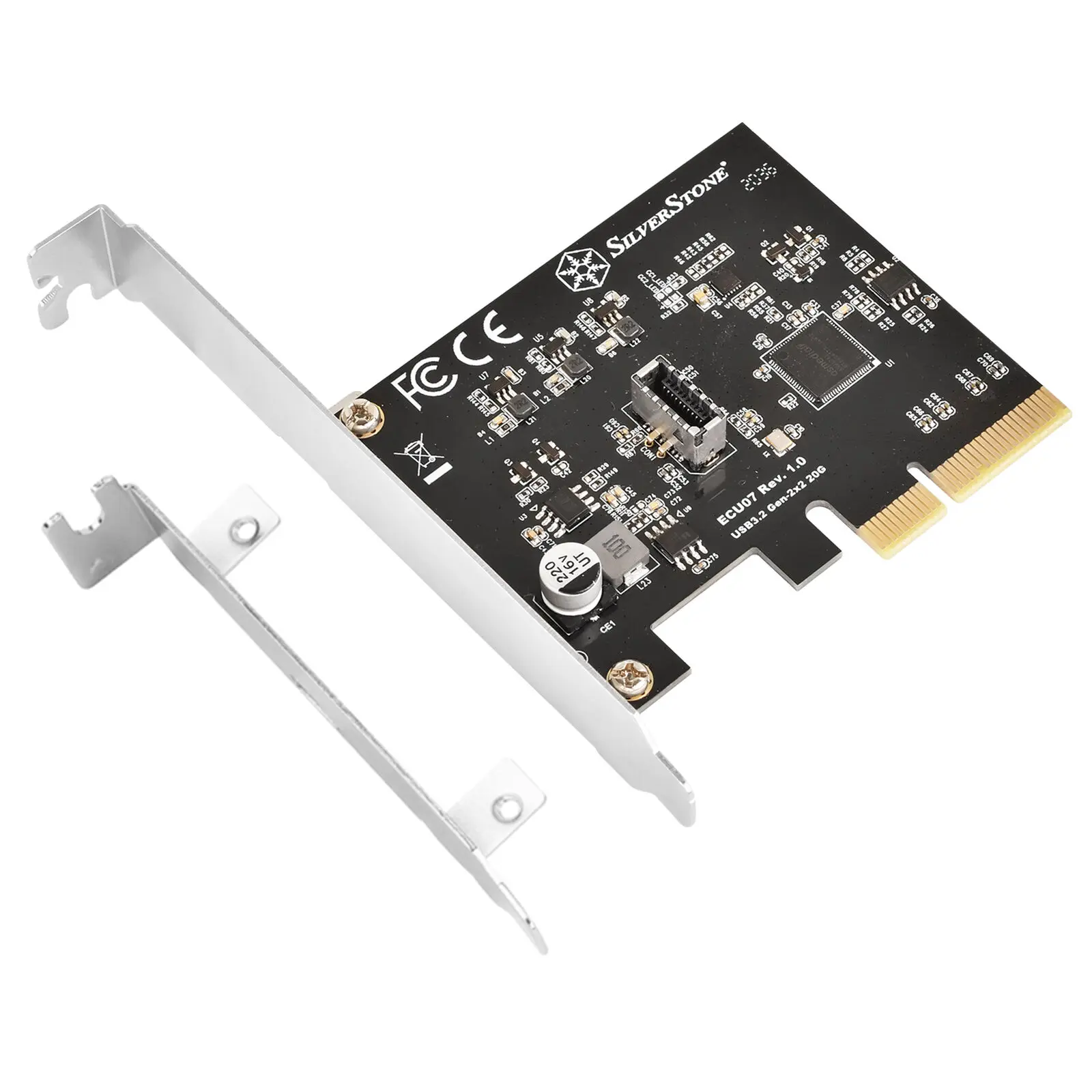 Silverstone SST-ECU07, Controller USB-C 3.2 Gen 2x2 - PCIe - immagine 4