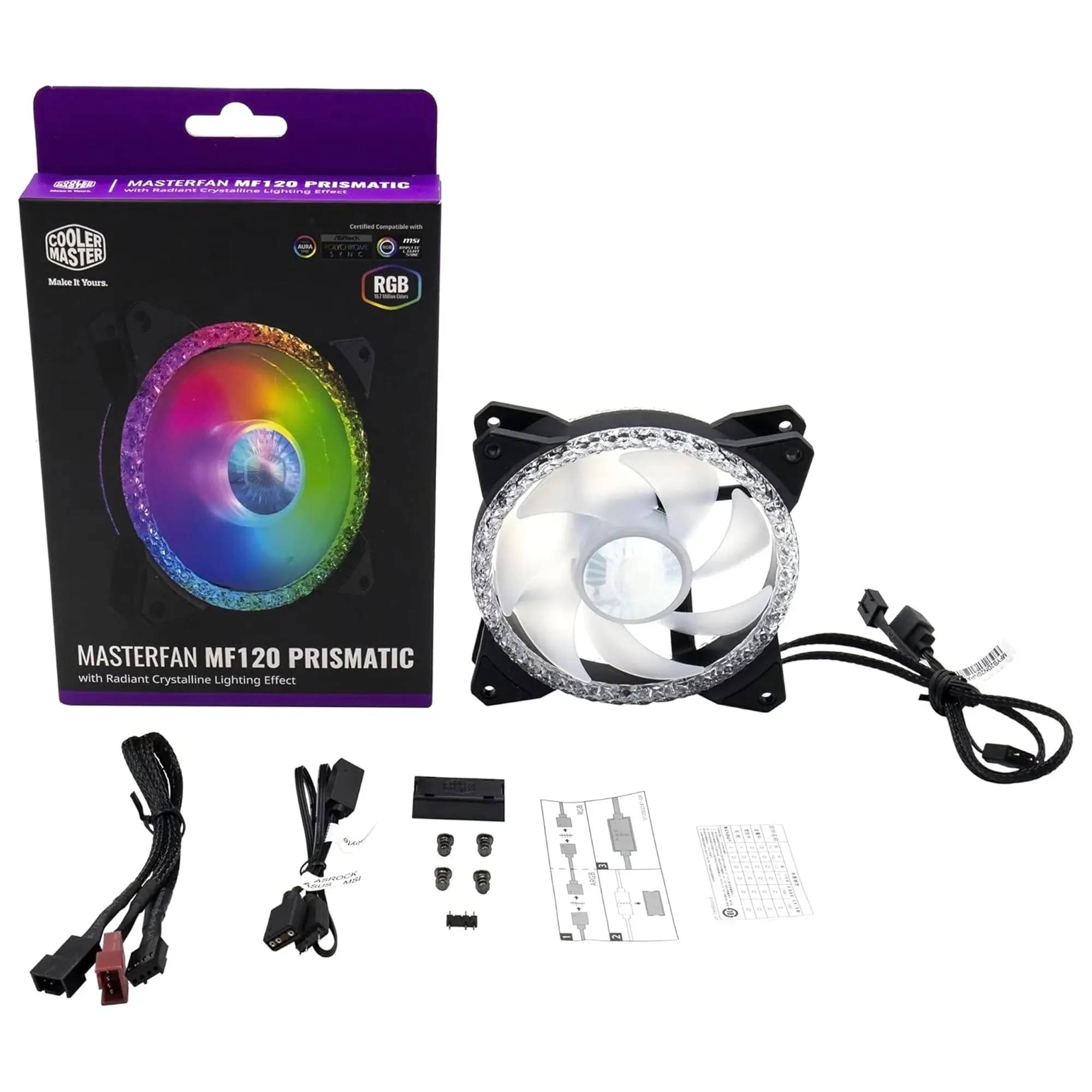 Cooler Master MasterFan MF120 Prismatic ARGB - 120 mm - immagine 4