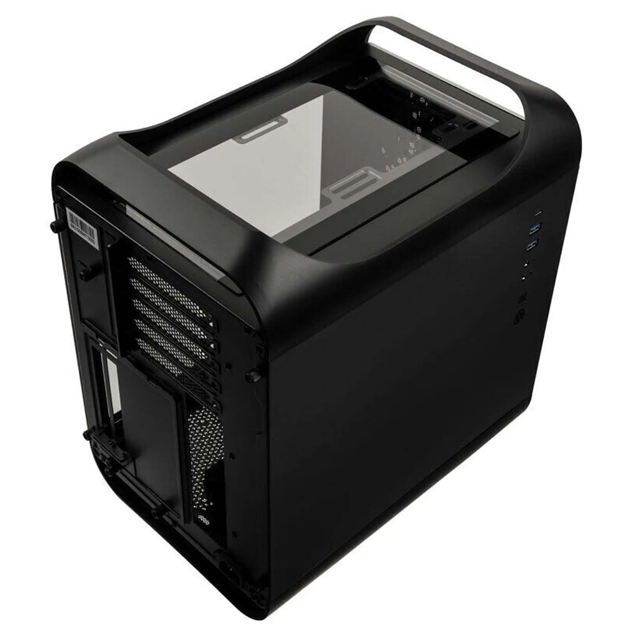 BitFenix Prodigy M 2022 Case Micro-ATX, Vetro Temperato - Nero - immagine 2