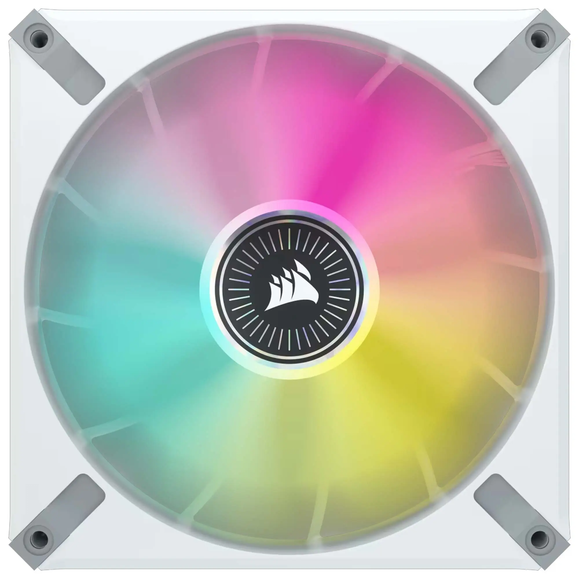 Corsair iCUE ML140 RGB ELITE Premium PWM Magnetic Levitation Fan, Dual Pack Bianco - 140mm - immagine 2