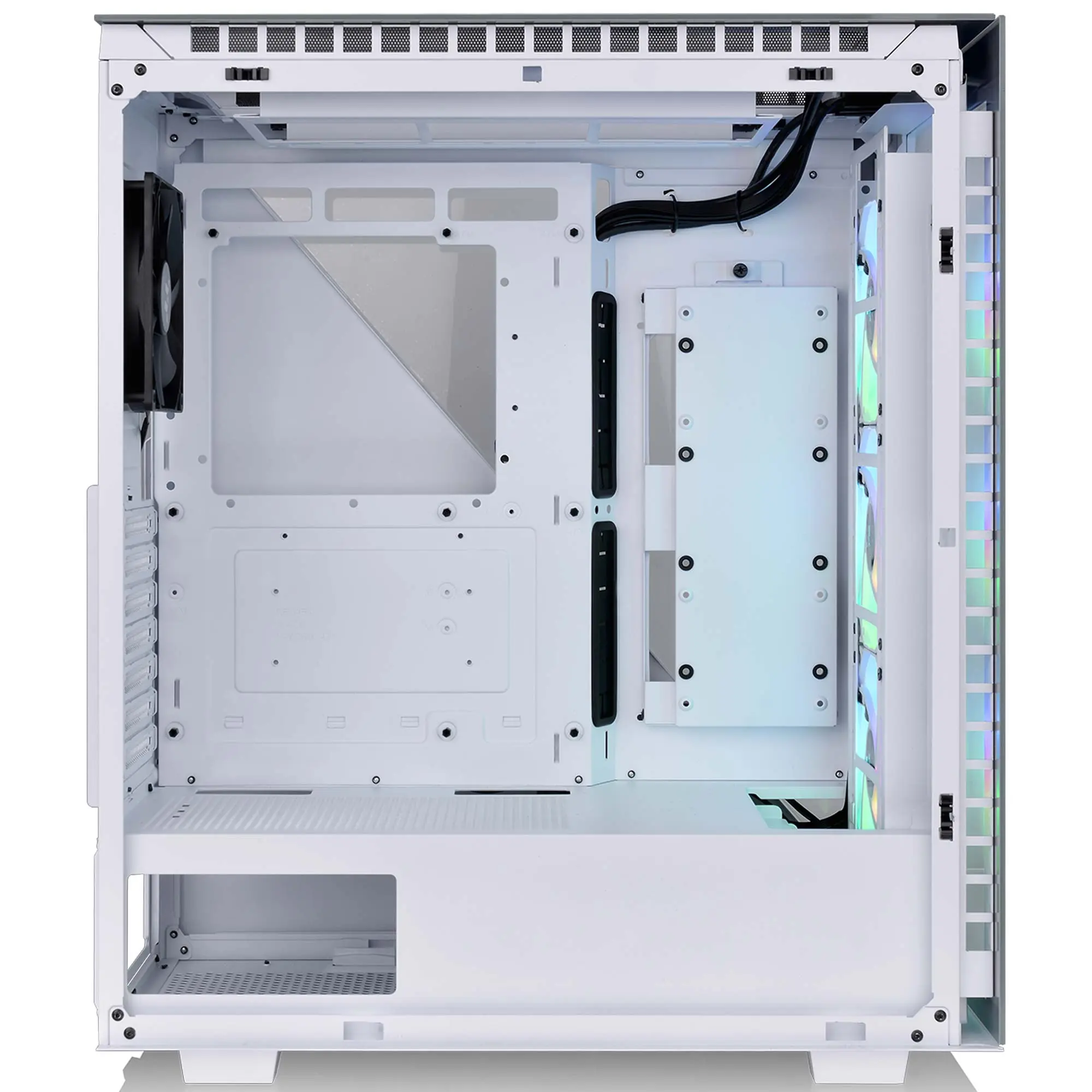 Thermaltake Divider 500 TG ARGB, Tempered Glass - Bianco - immagine 2
