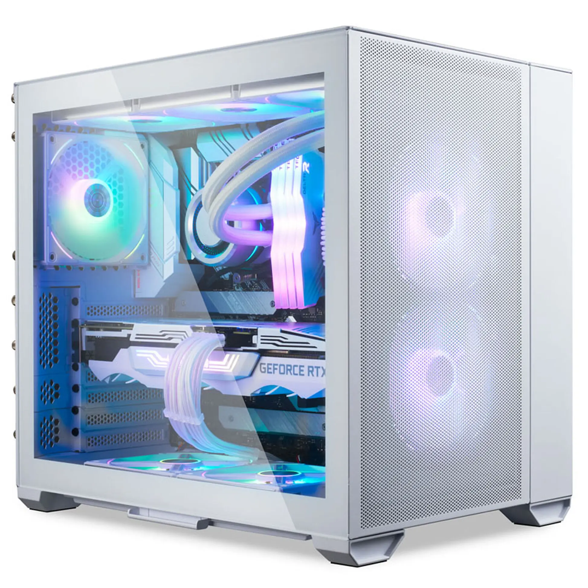 Lian Li PC-O11 Air Mini, Tempered Glass - Bianco - immagine 6
