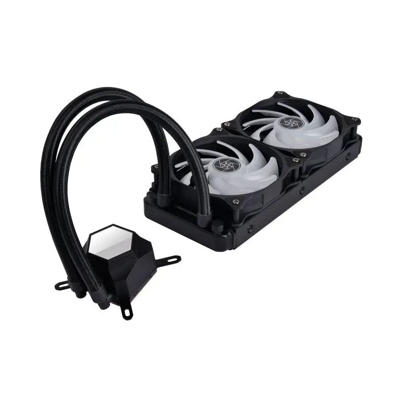 Silverstone SST-PF240-ARGB-V2 Cooler AIO, ARGB - 240 mm - Nero - immagine 2