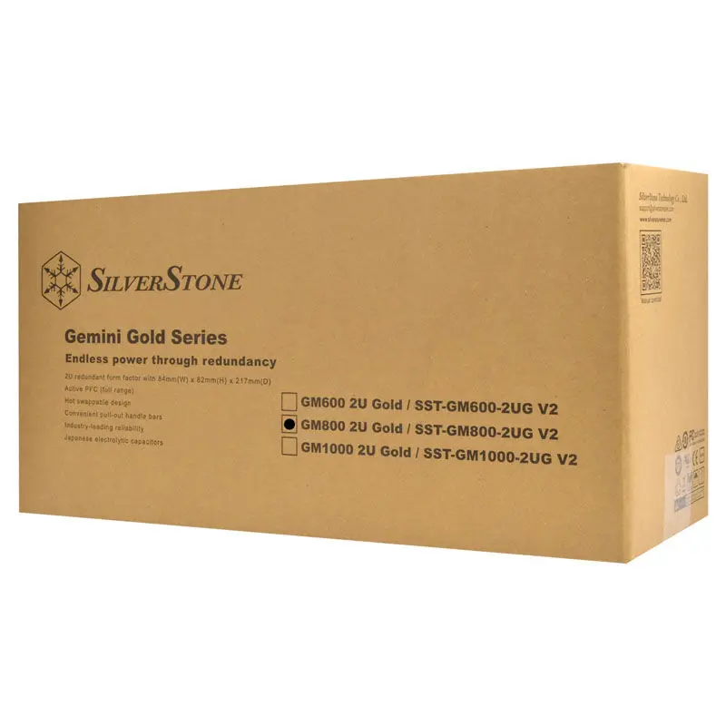 Silverstone SST-GM800-2UG-V2 Alimentatore Ridondante - 800 Watt - immagine 7
