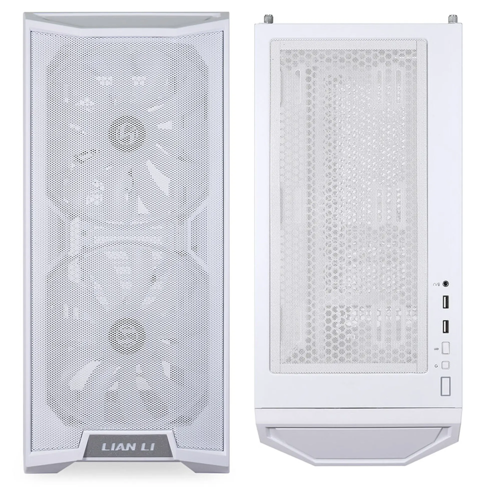 Lian Li LANCOOL 215 ARGB, Tempered Glass - Bianco - immagine 2