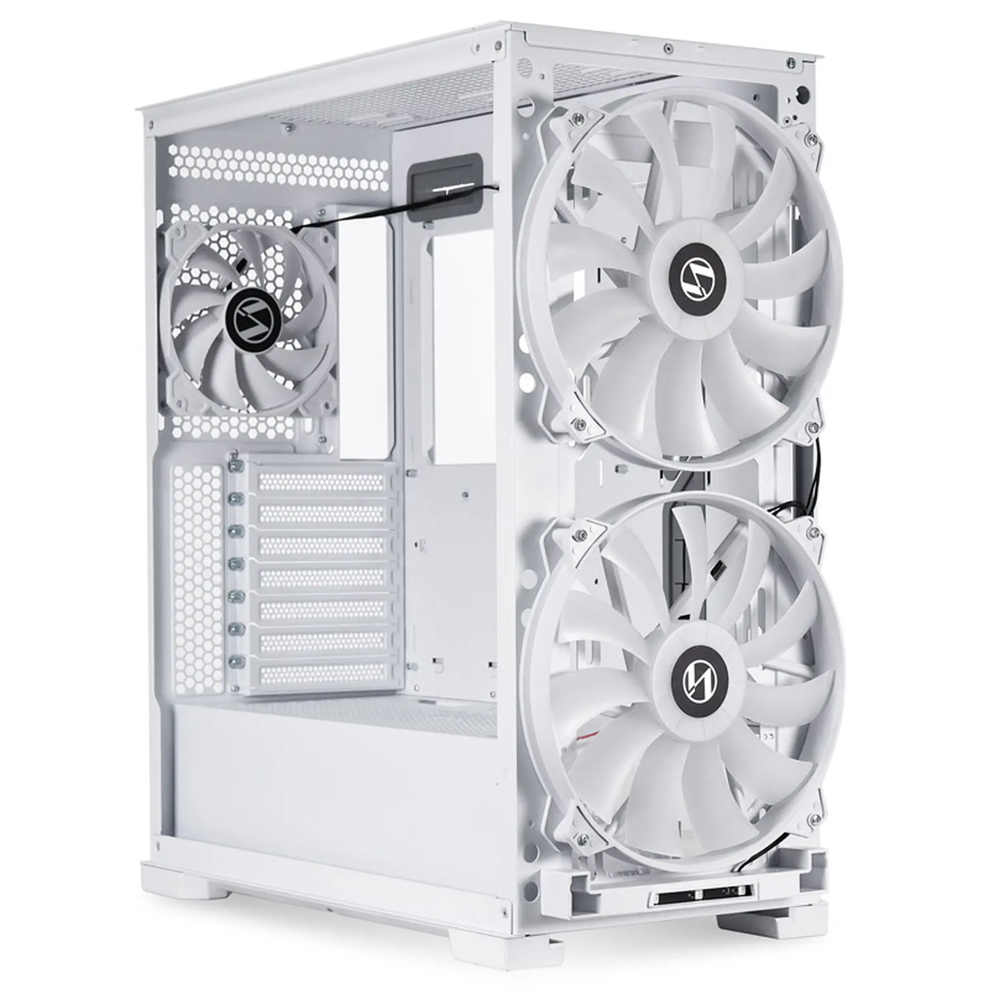 Lian Li LANCOOL 215 ARGB, Tempered Glass - Bianco - immagine 5