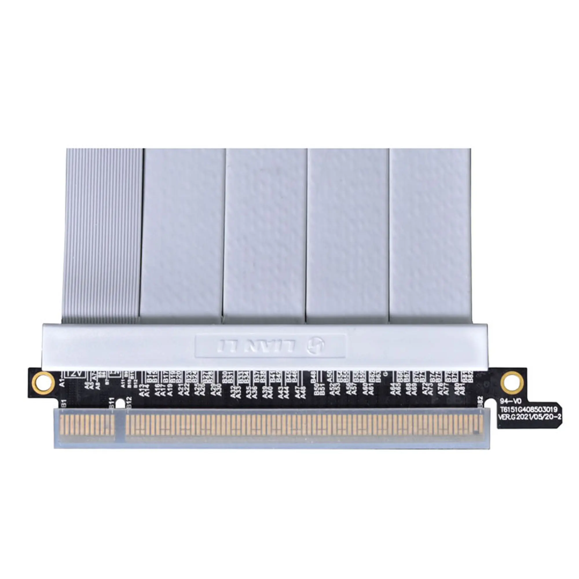 Lian Li Cavo Riser PW-PCI-4-60W PCIe 4.0, bianco - 60 cm - immagine 2