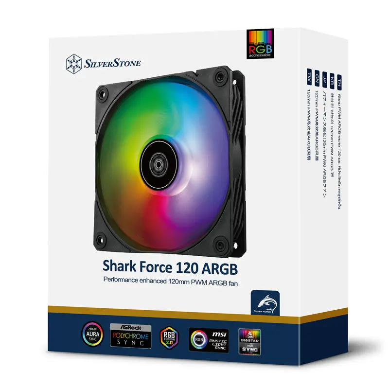 Silverstone Shark Force 120 ARGB - 120 mm - immagine 7