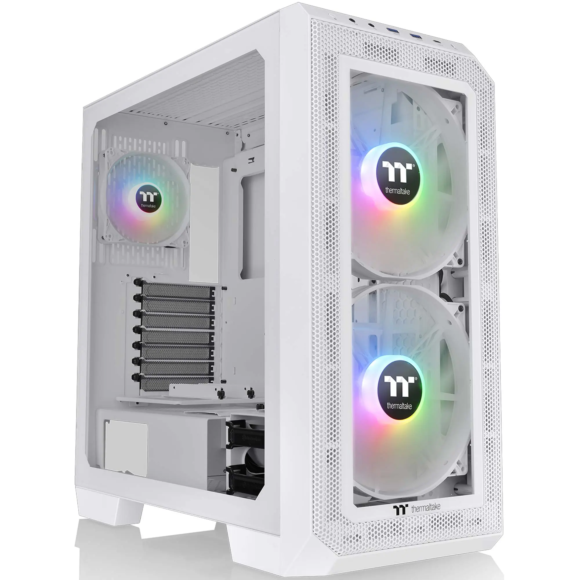 Thermaltake View 300 MX, Vetro Temperato - Bianco