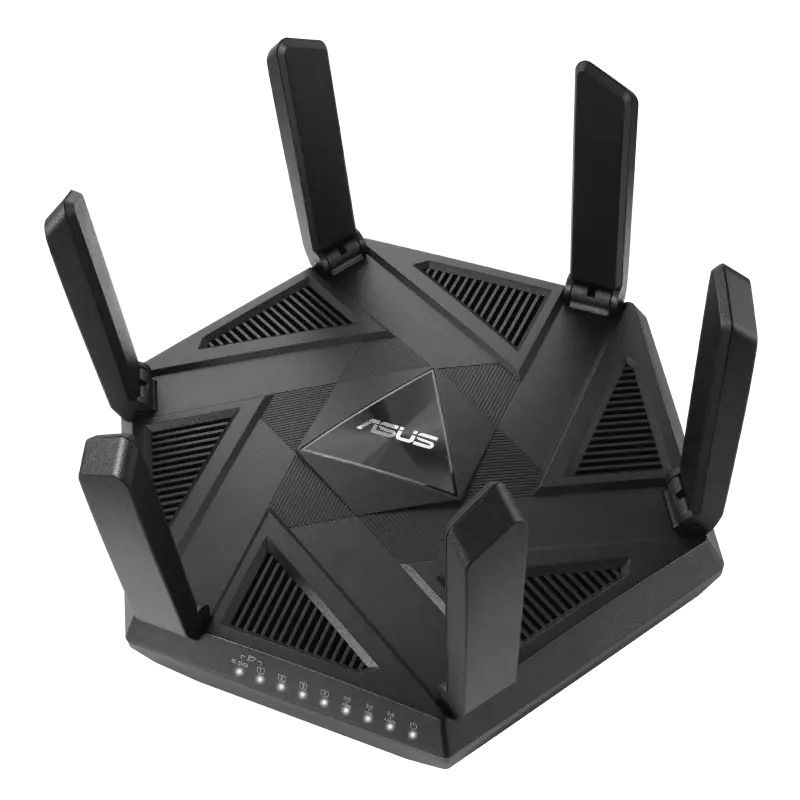 Asus RT-AXE7800 AiMesh WLAN Router, Triband 6GHz, WiFi 6E - Nero