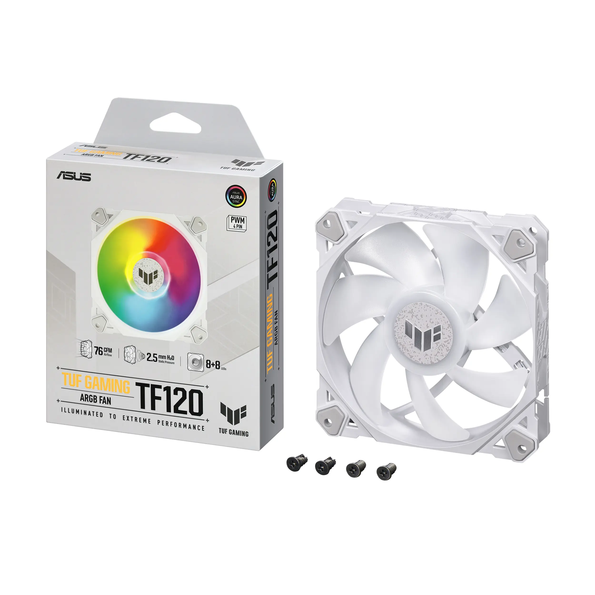 Asus TUF Gaming TF120 ARGB - Bianco - immagine 4
