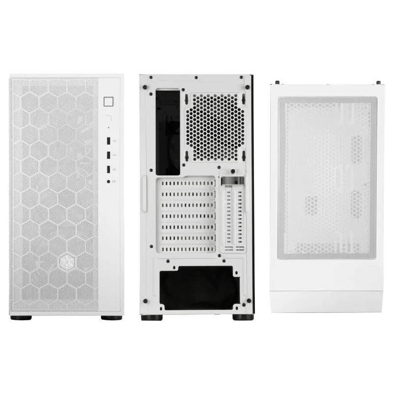 Silverstone SST-FAR1W-G-V2 Fara R1 V2, Tempered Glass - Bianco - immagine 3