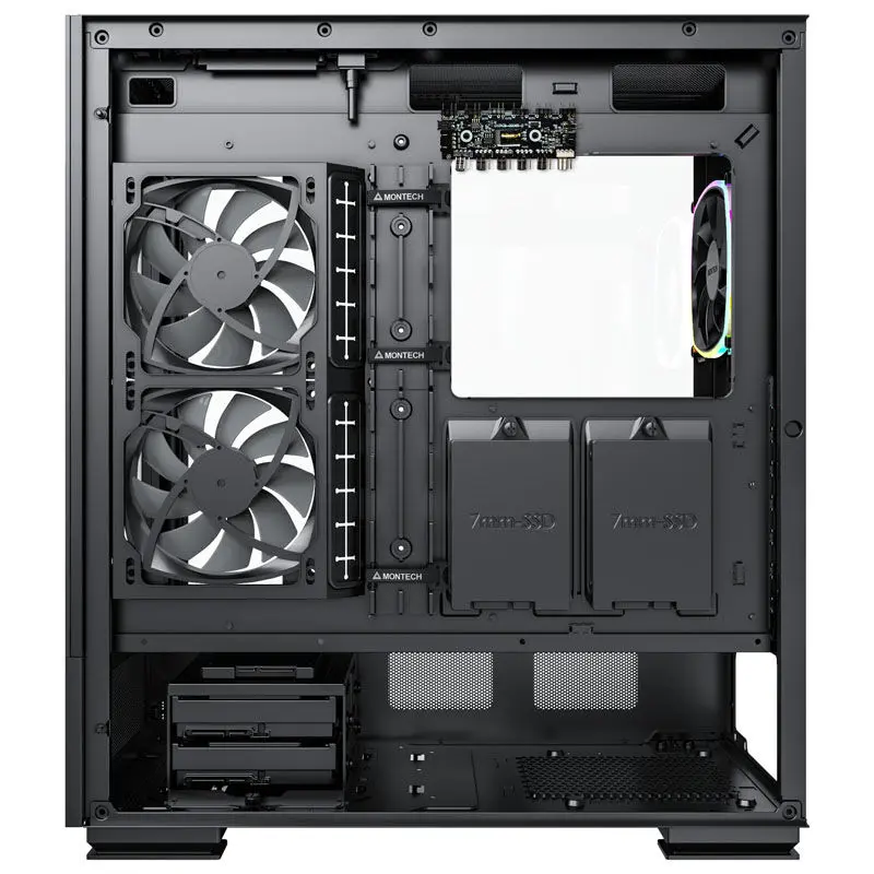 Montech Sky Two, Mid-Tower, Vetro Temperato - Nero - immagine 4